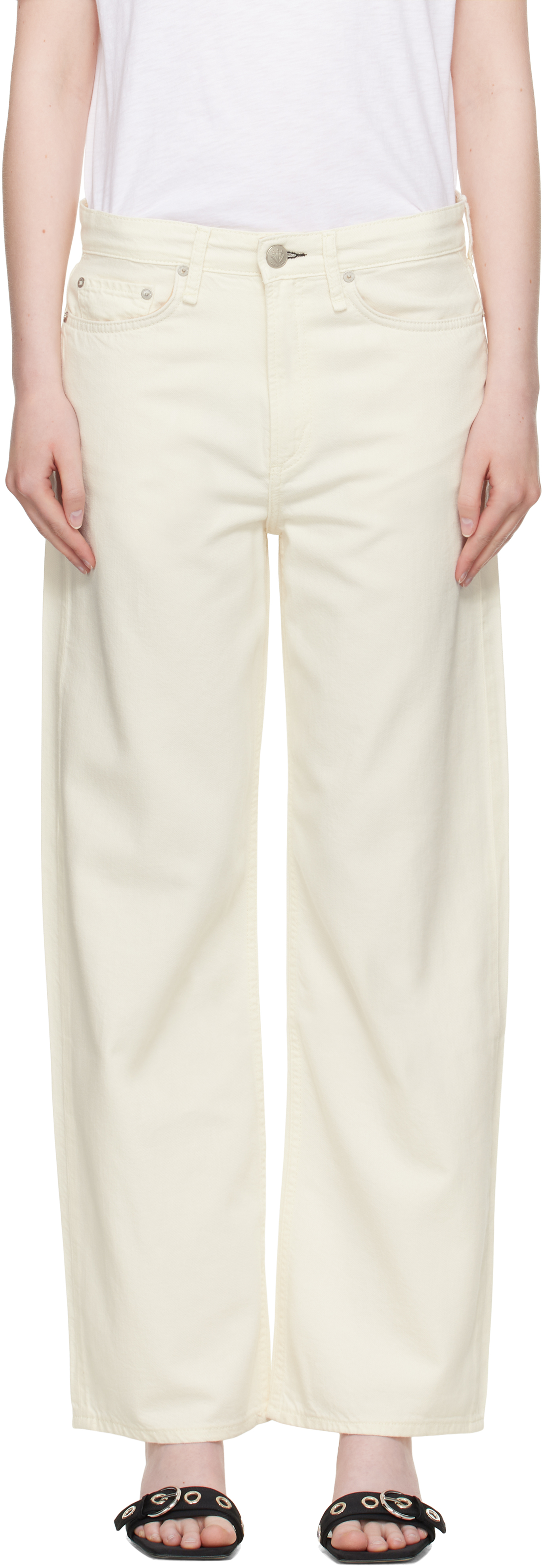 Off-White Featherweight Logan Wide-Leg Jeans