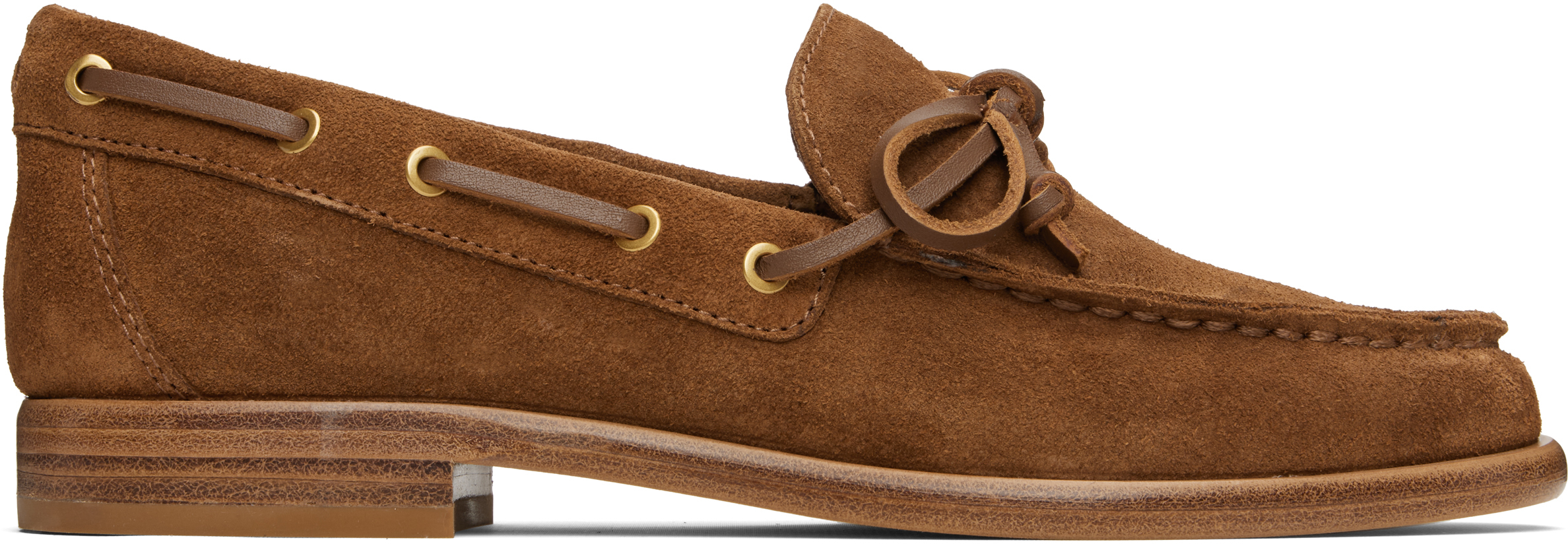 【関税込み】rag & bone タン Carter スエード デッキシューズ rag & bone: タン Carter スエード デッキシューズ | SSENSE 日本