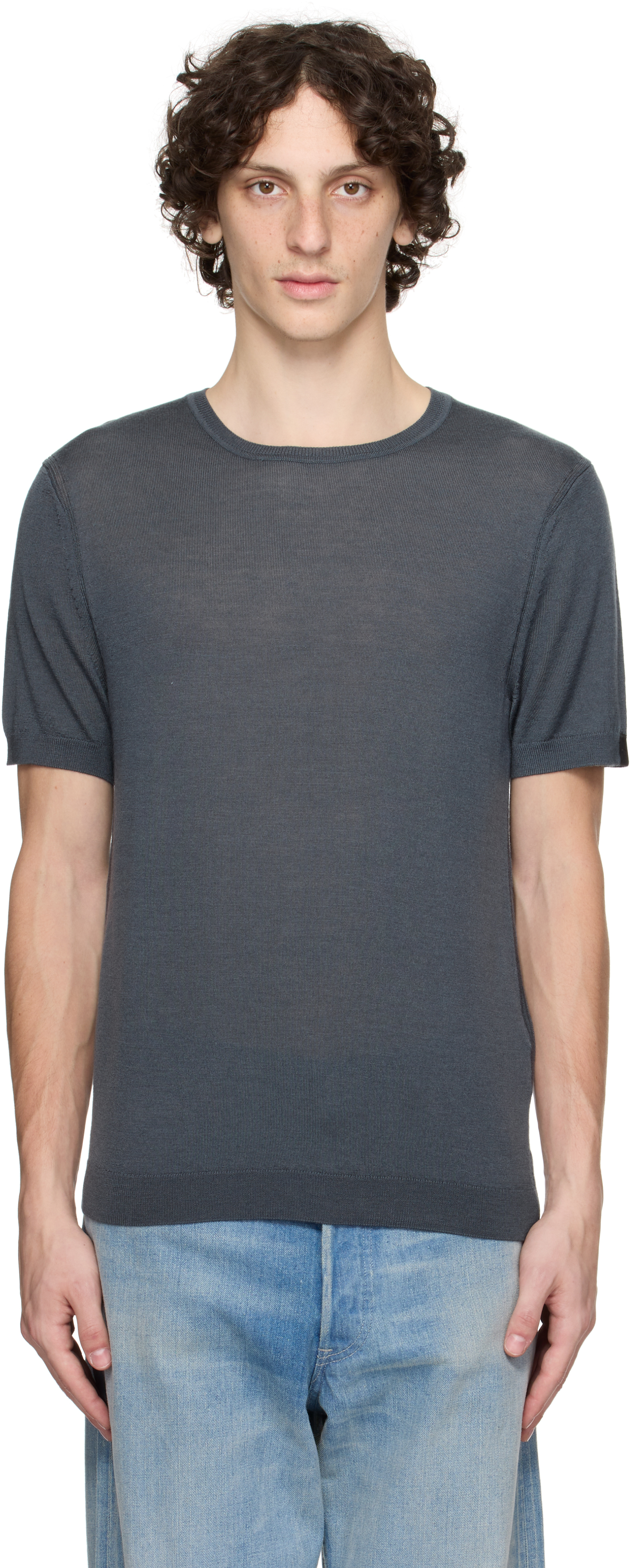【関税込み】rag & bone グレー Aulton Sweater トップス Aulton Sweater Tee - Grey | rag & bone