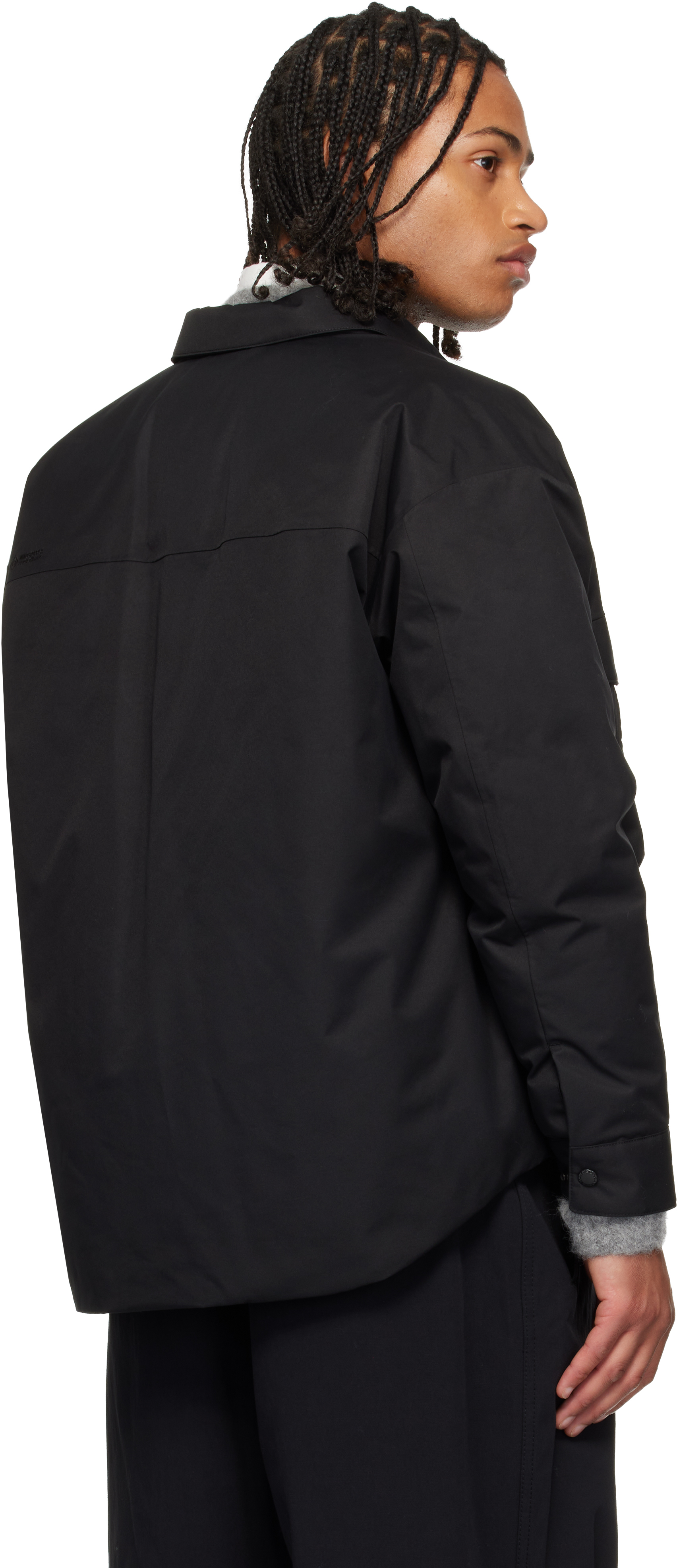 Comme Des Garçons Homme Deux Black Goldwin Edition Double Layer Windstopper Down Jacket In Black