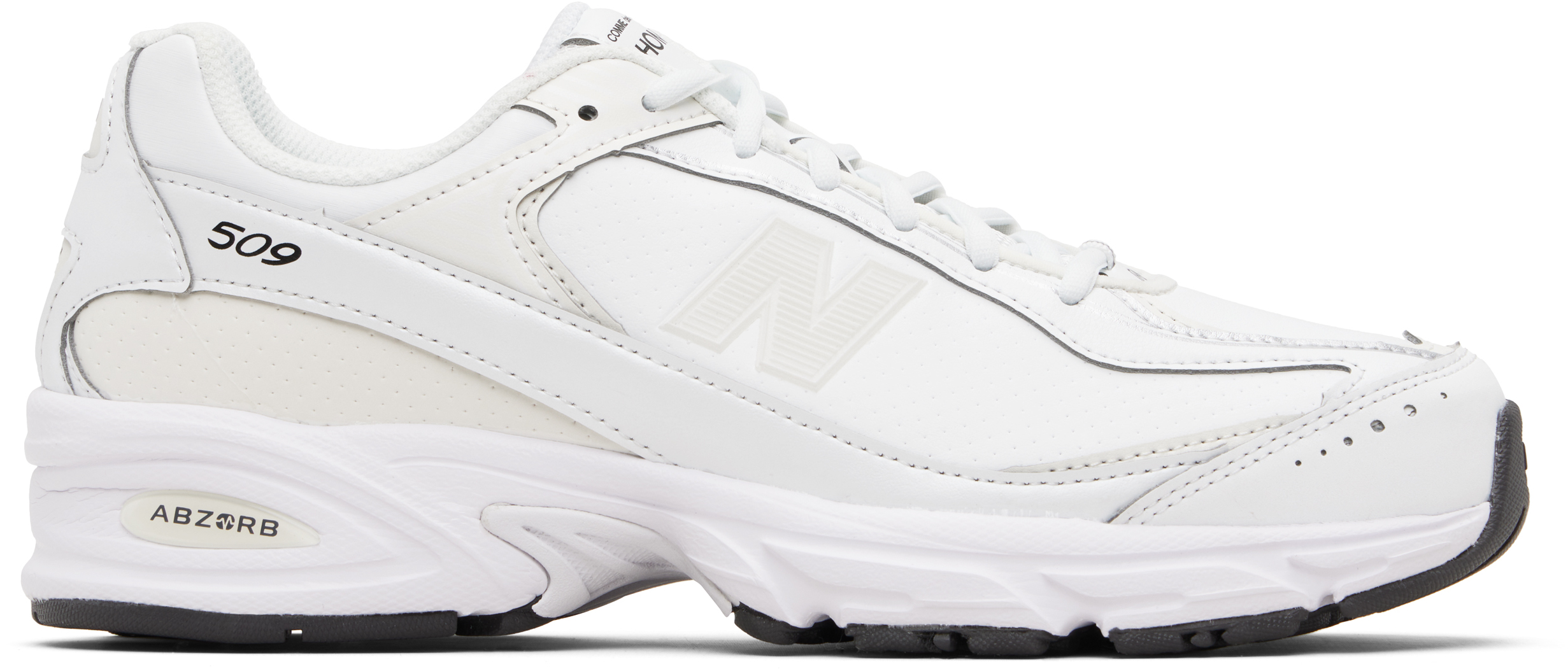 White New Balance Edition 509 Sneakers by Comme des Garçons Homme