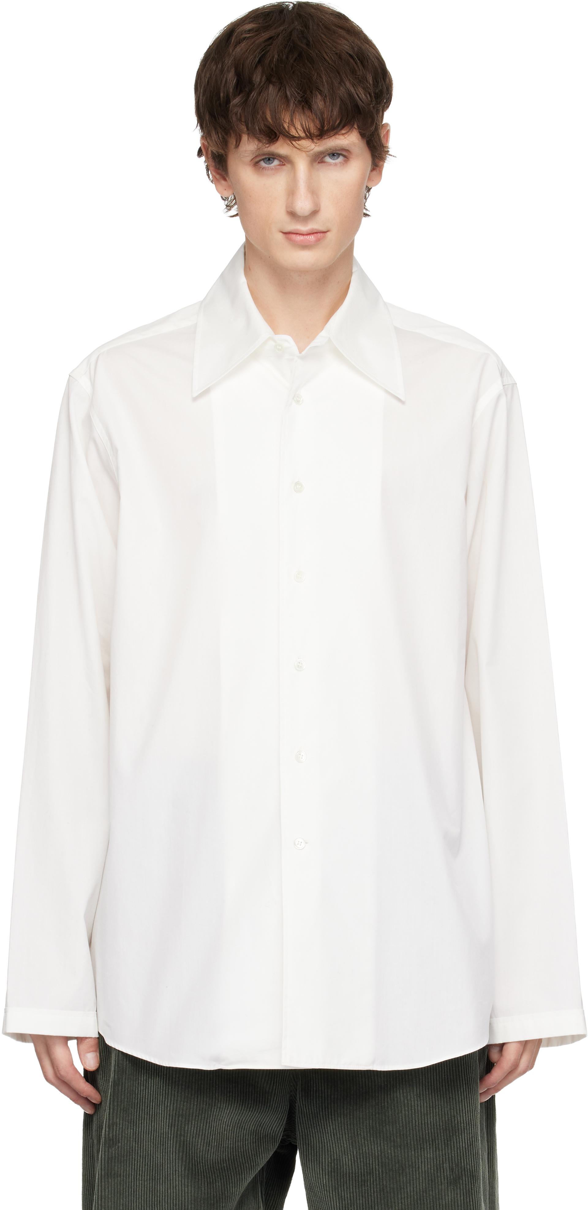 Soshiotsuki White Pajamas Shirt