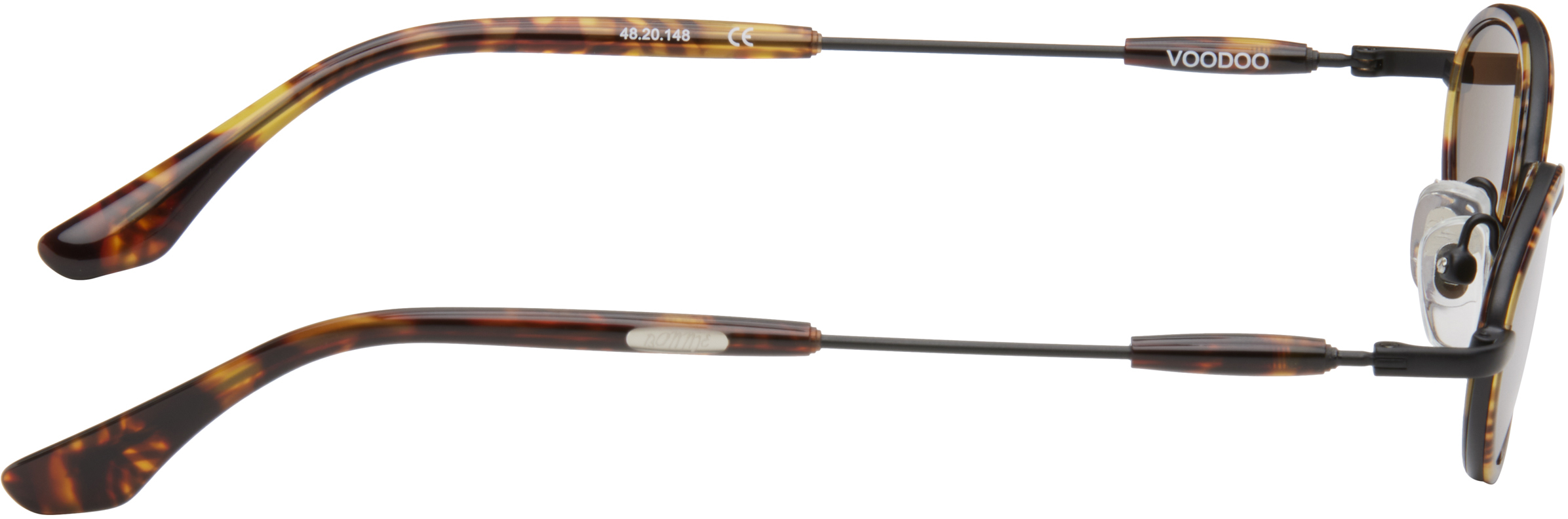 Shop Bonnie Clyde Black & Brown Voodoo Sunglasses