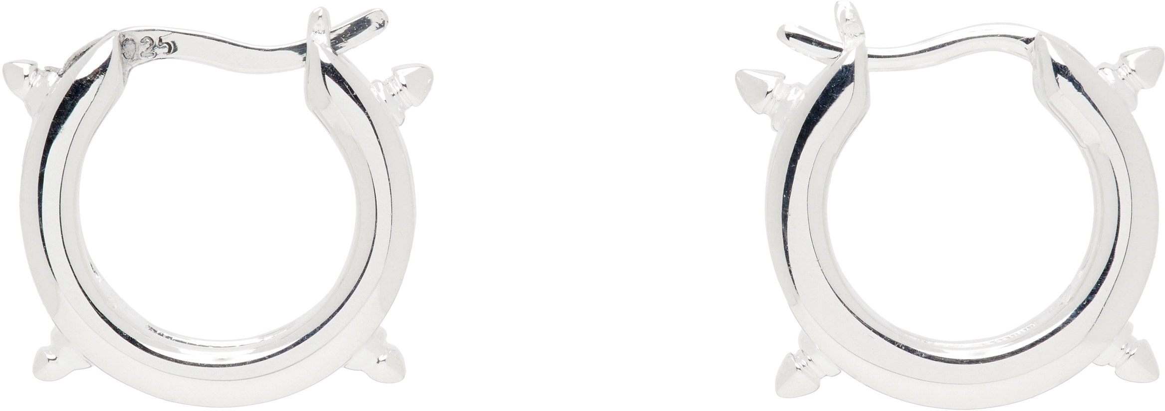 Precious Punk Huggie Earrings