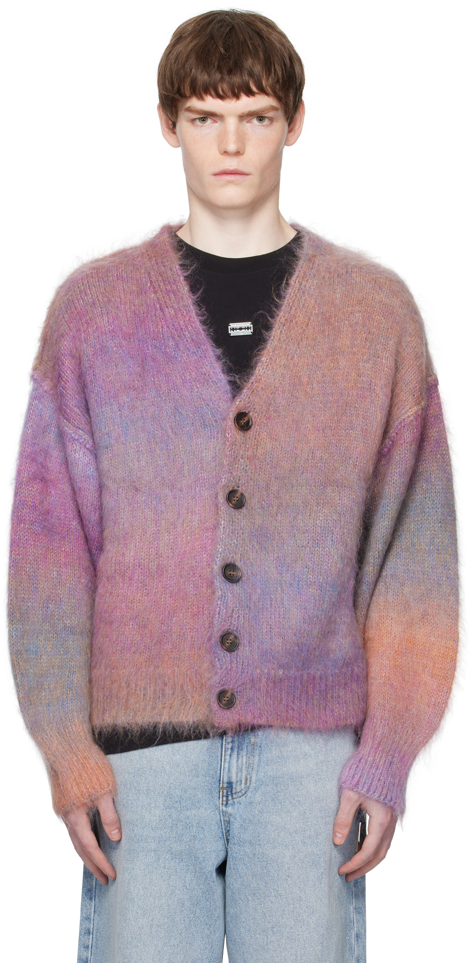 STOLEN GIRLFRIENDS CLUB モヘアカーディガン Sサイズ Stolen Girlfriends Club Tan Altered State Cardigan Stolen