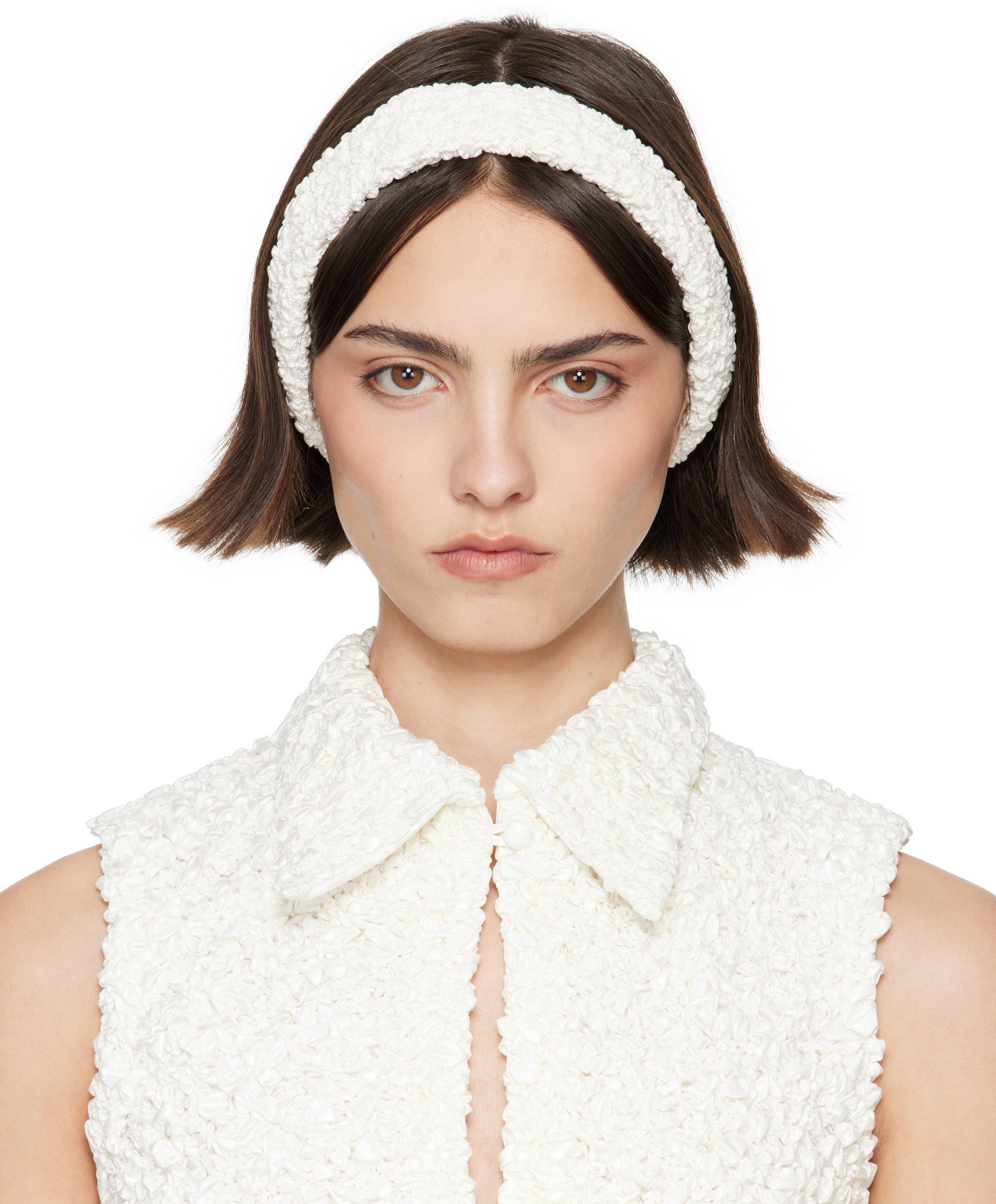 SSENSE Exclusive Bridal Capsule Bandeau Criss Cross Headband