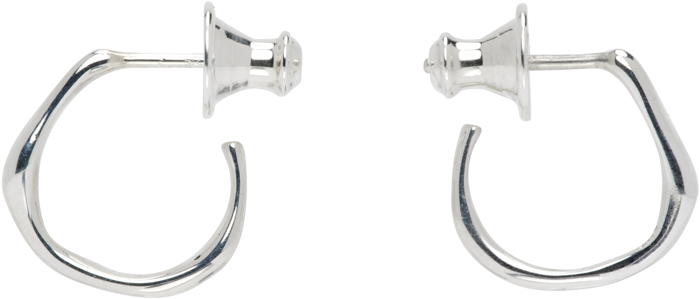 Faris Vero Mini Earrings In Silver