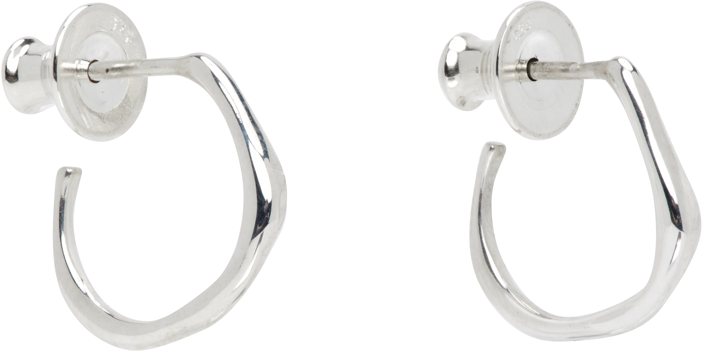 Faris Vero Mini Earrings In Silver