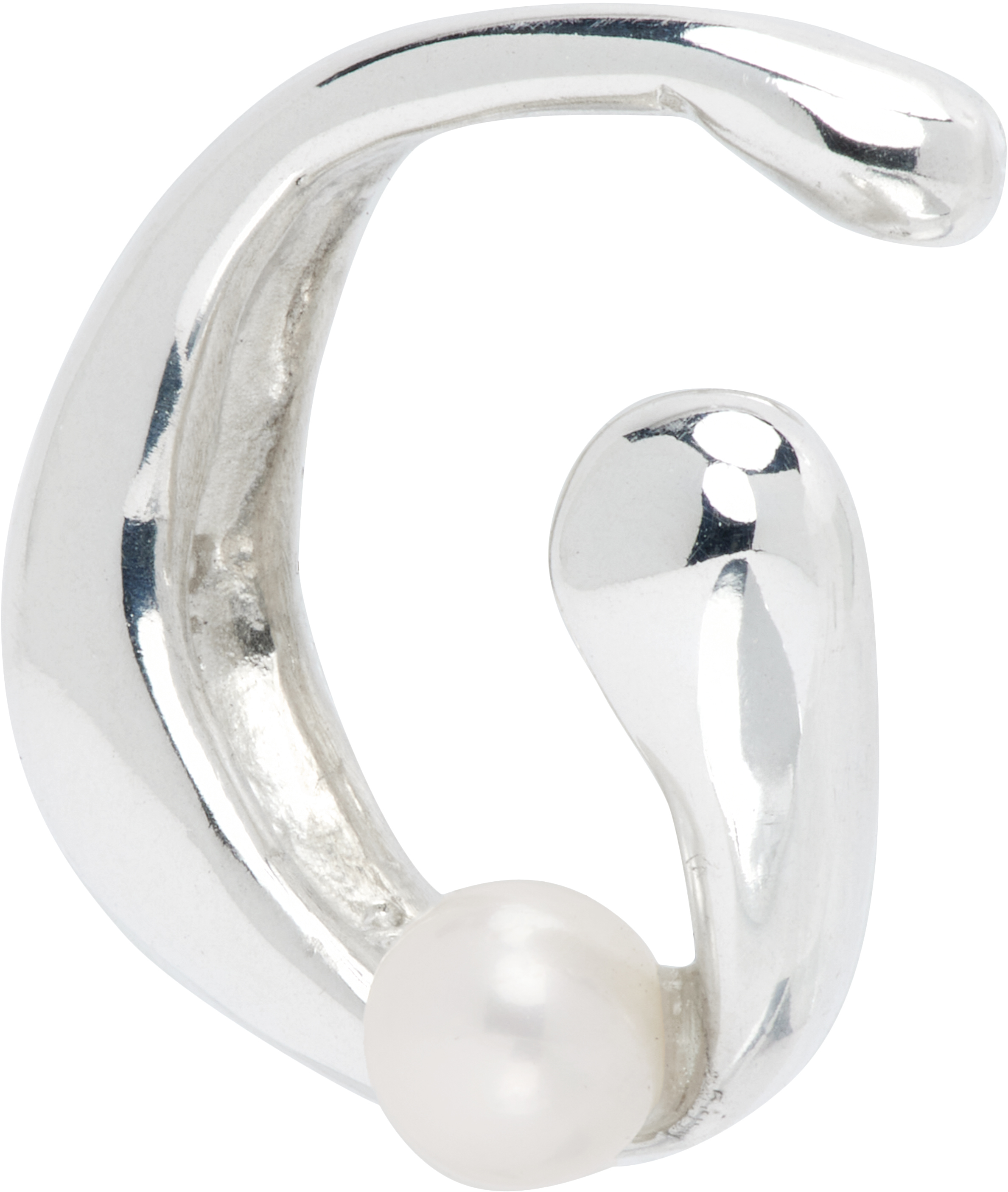 Faris Vero Perla Ear Cuff In Metallic