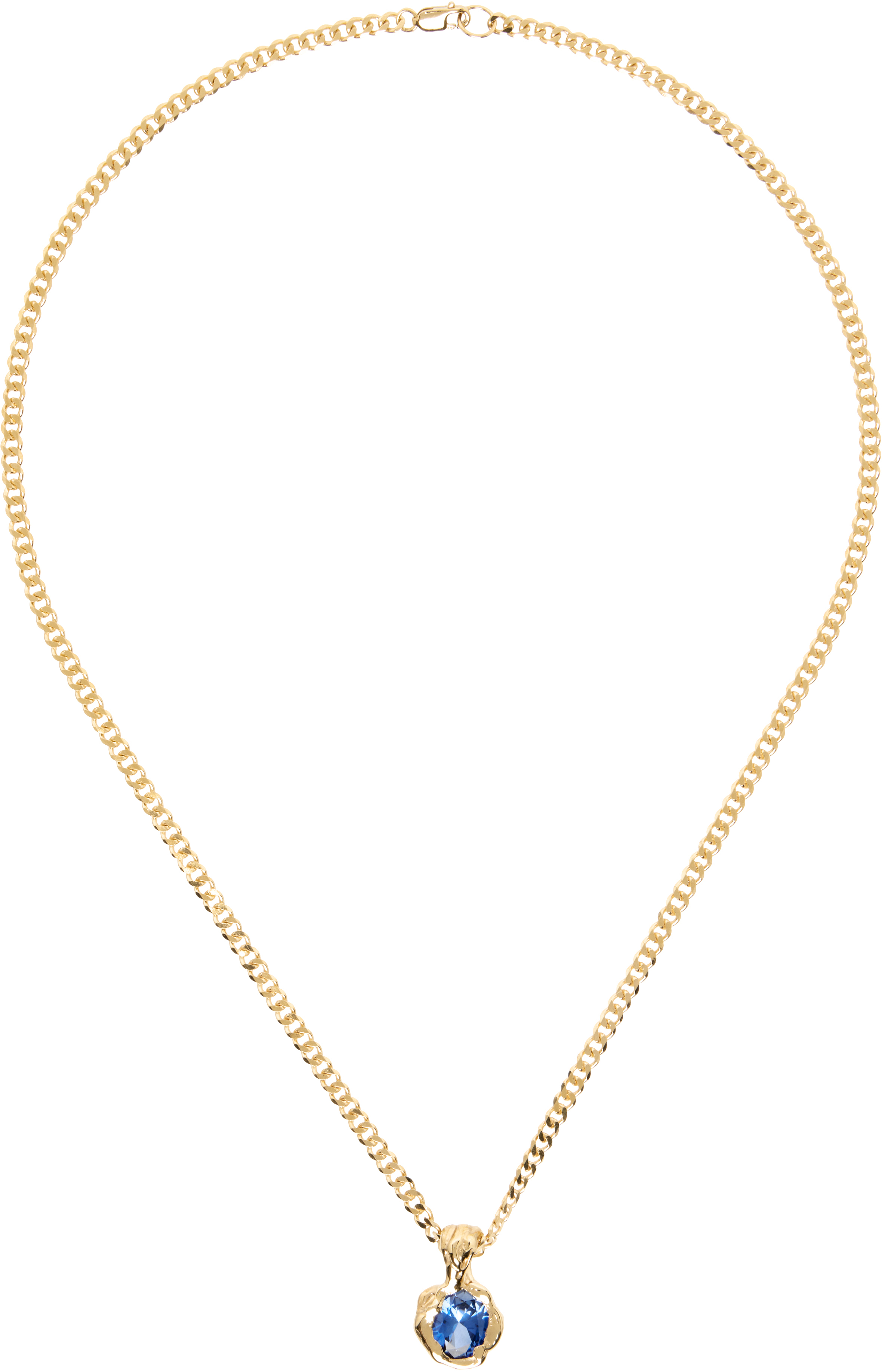 Faris Ssense Exclusive Prince Necklace In Gold