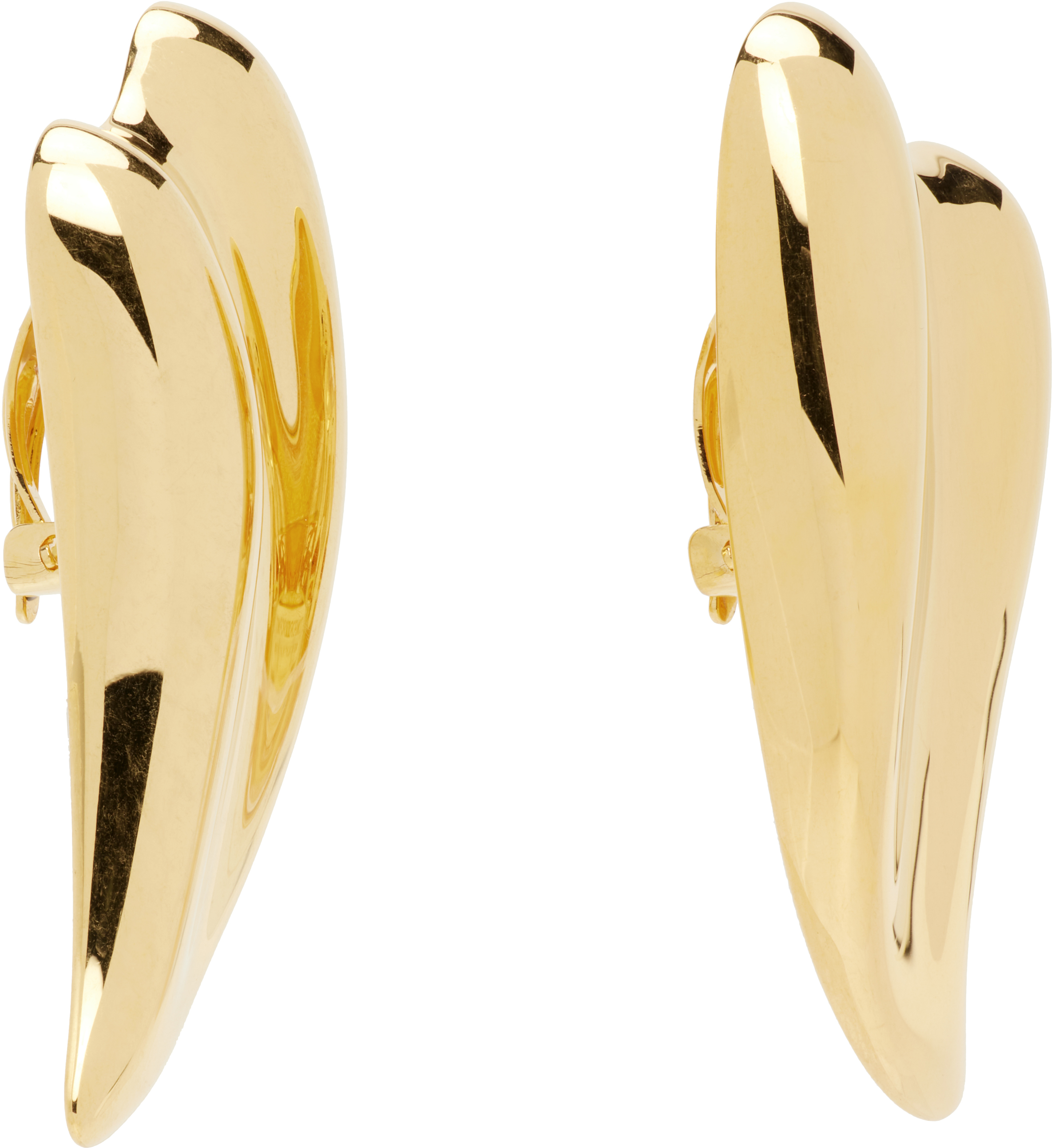 Tom Ford Liza Clip-on Earrings In Gold