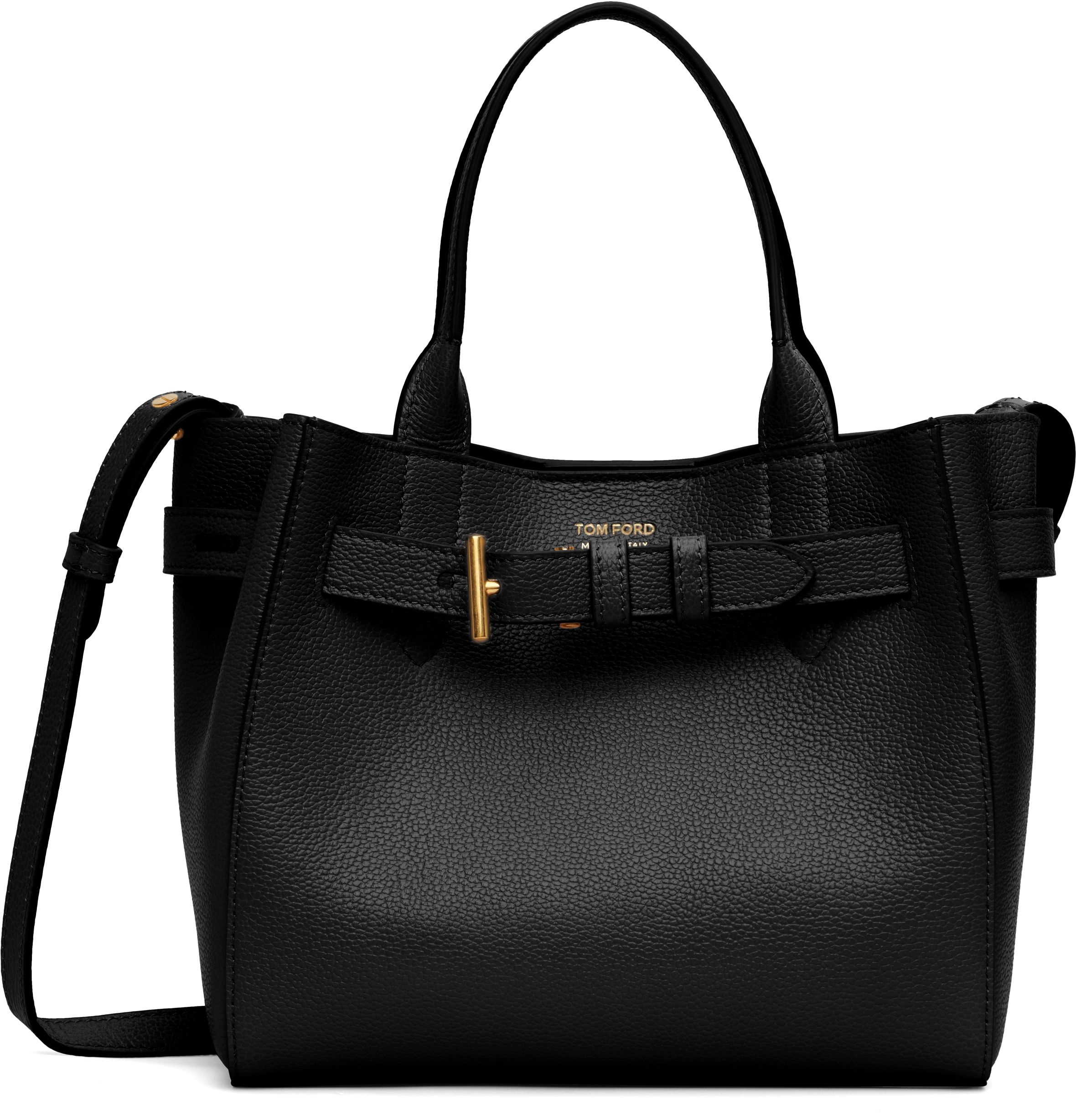 TOM FORD: ブラック スモール Audrey グレインレザー バッグ | SSENSE 日本