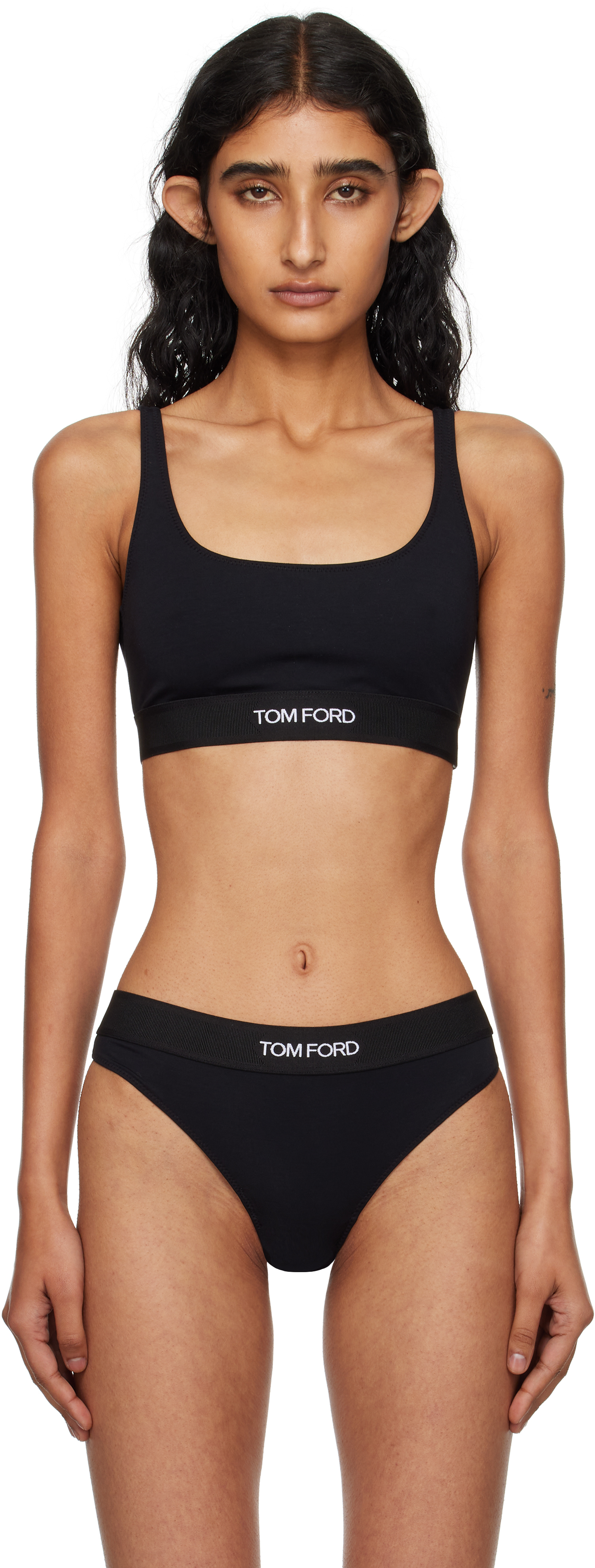 インナー・ルームウェアその他 TOM FORD Woman Lingerie Black KNJ004JEX011 LB999 Tom Ford lingerie for Women | SSENSE Canada
