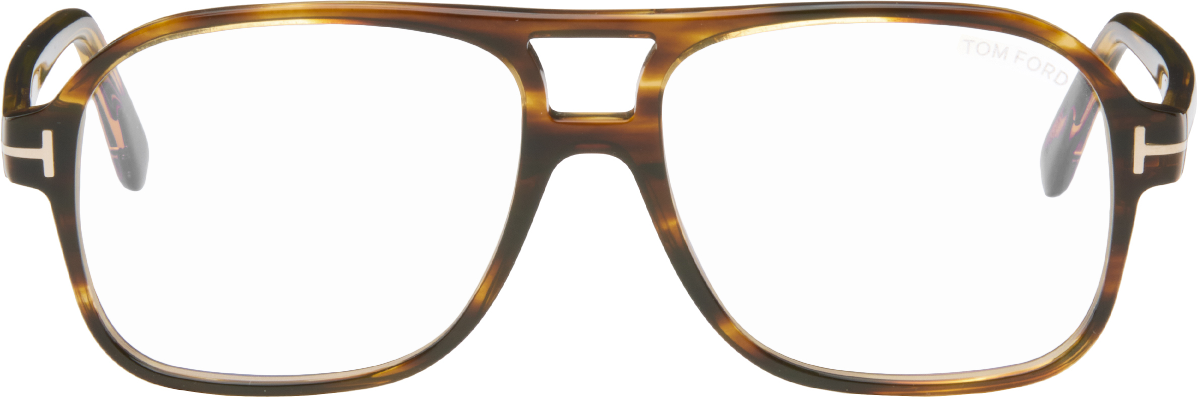 Brown Navigator Glasses