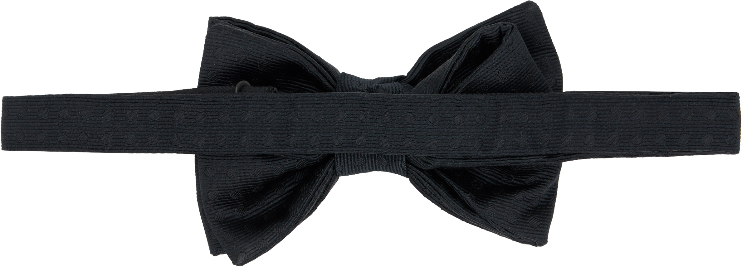 Tom Ford Black Polka-dot Bow Tie