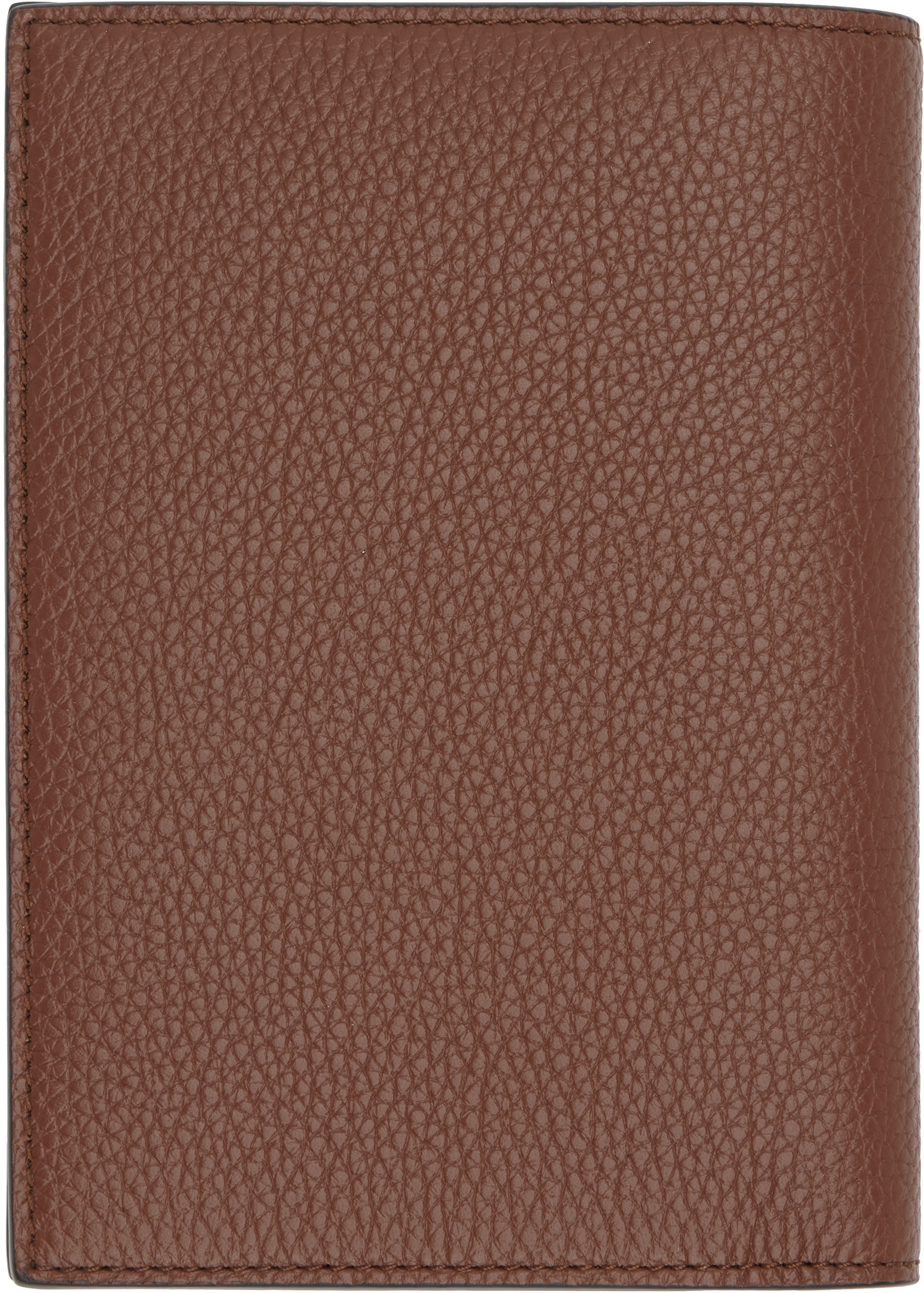 Tom Ford Tan Soft Grain Leather T Line Passport Holder