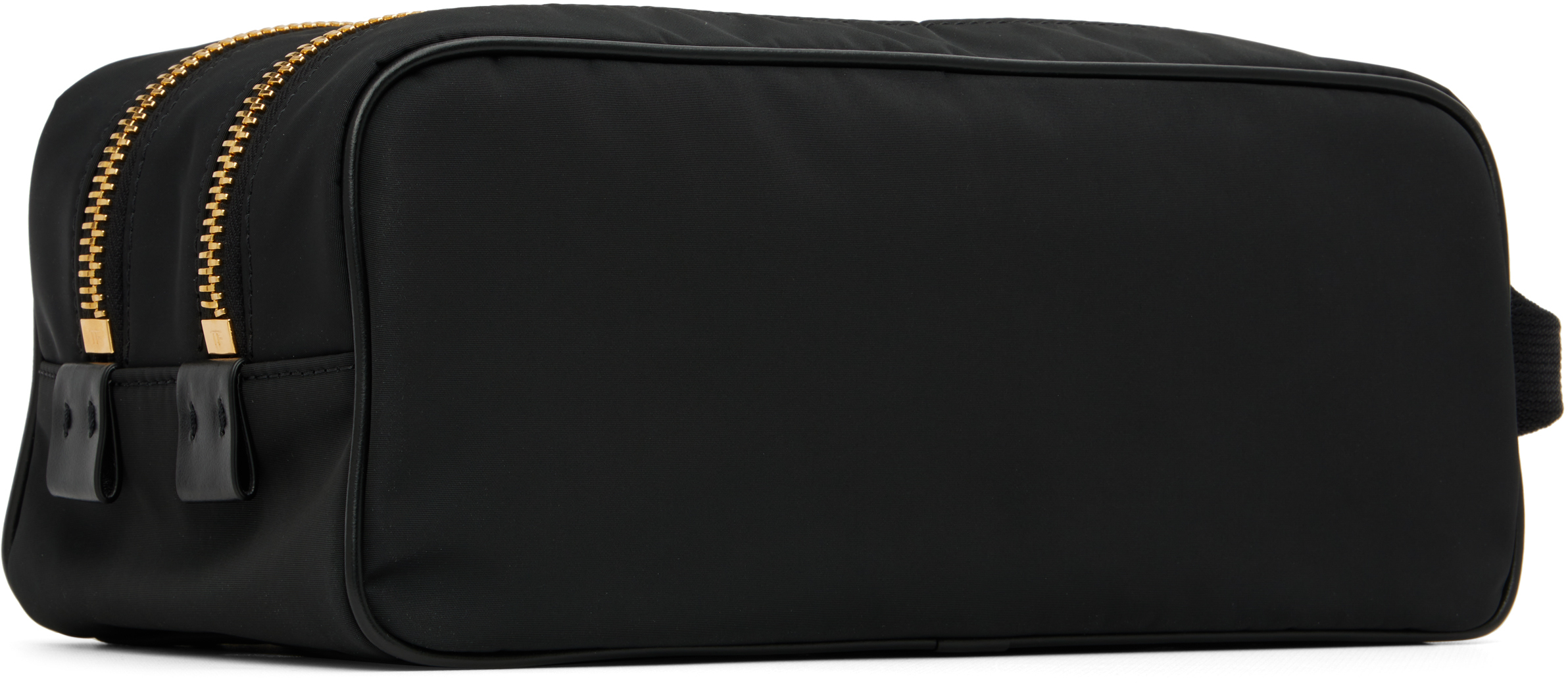 Tom Ford Black Canvas Double Zip Toiletry Bag