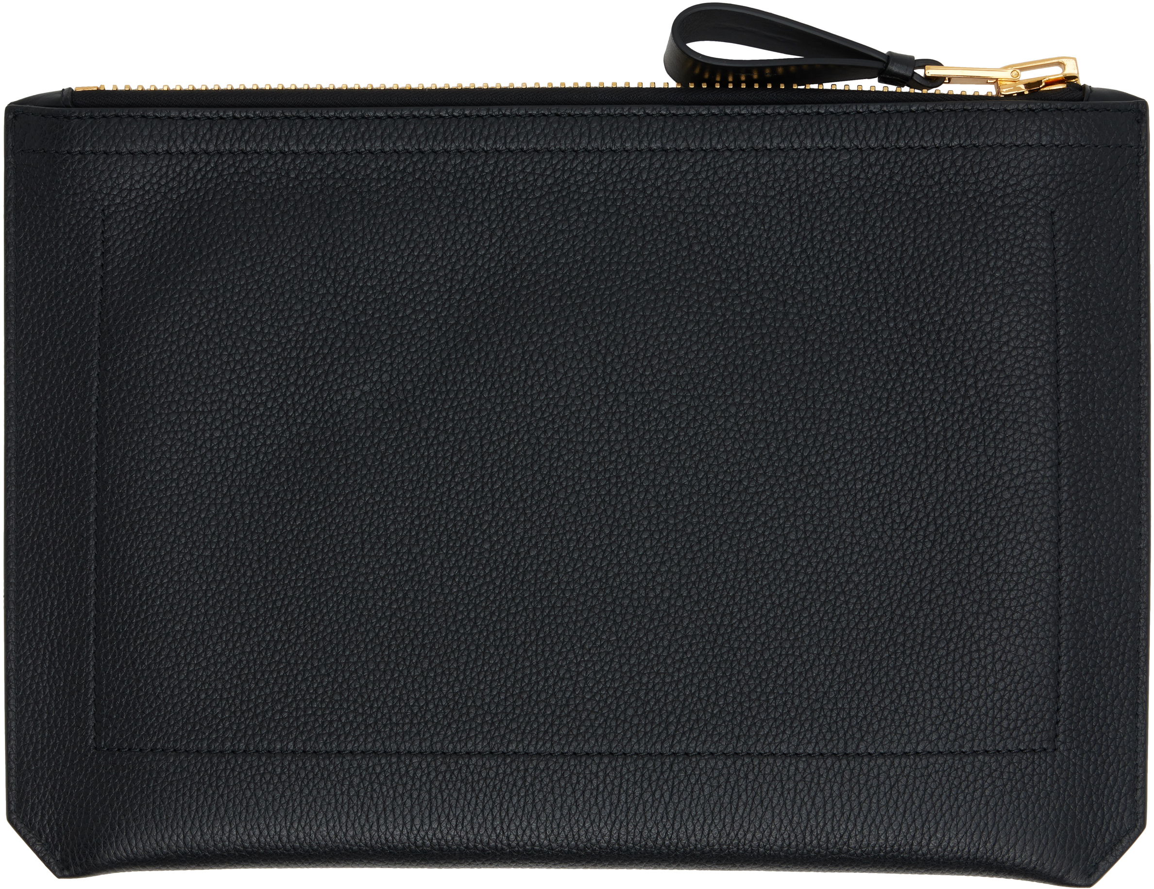 Tom Ford Black Buckley Small Handle Portfolio Document Holder