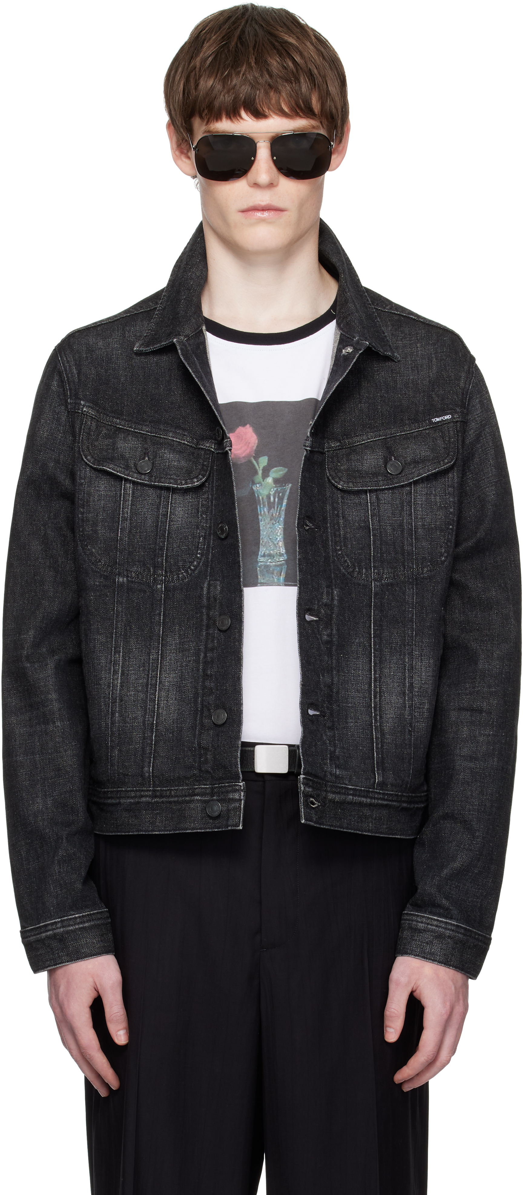 Black Icon Selvedge Denim Jacket