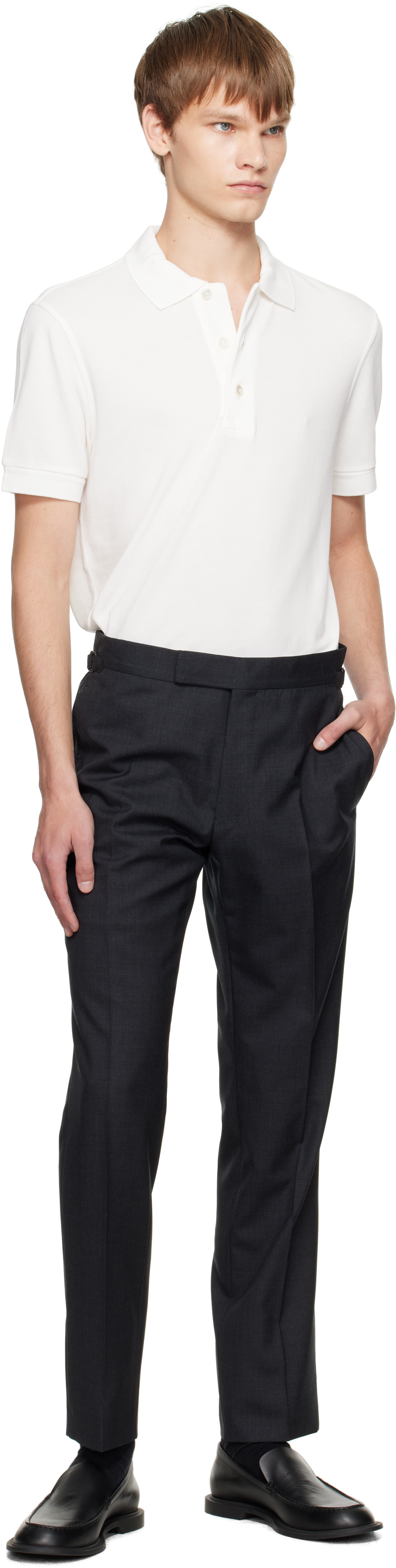 Tom Ford Towelling Polo In Animal Print