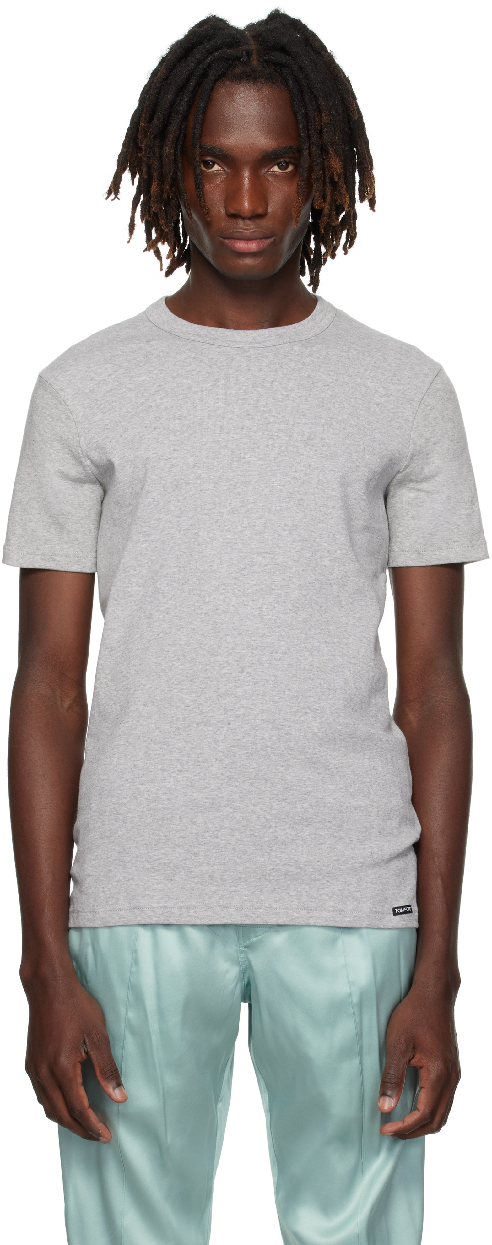 tom-ford-gray-cotton-crewneck-