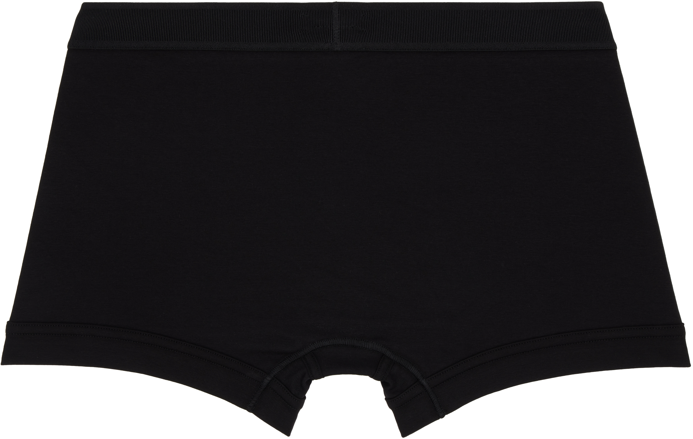 Tom Ford Two-pack Black Cotton Boxer Briefs In Black