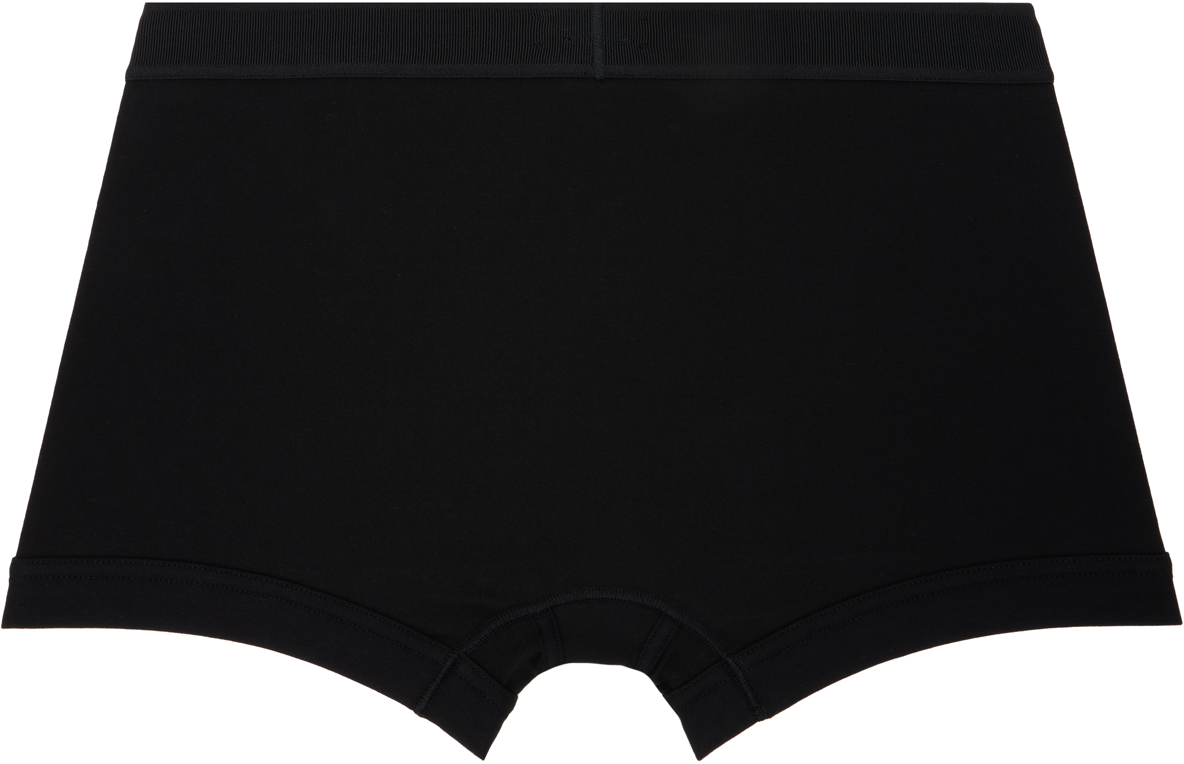 Tom Ford Black Cotton Boxer Briefs In Black