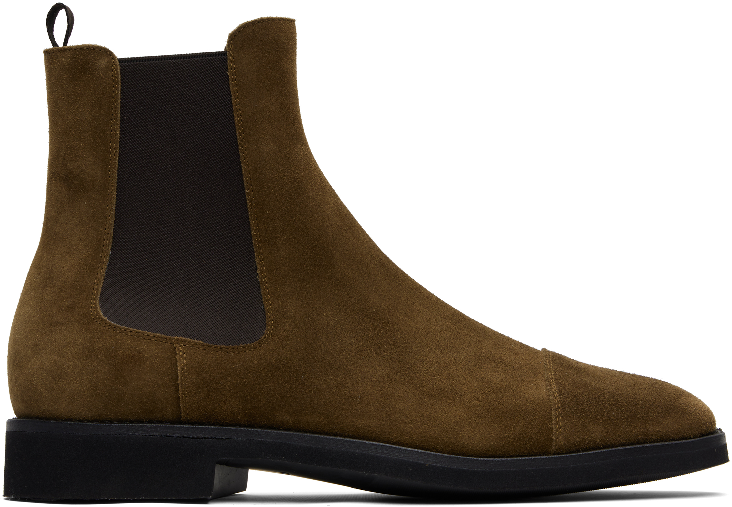 Tom Ford Suede Chelsea Boots In Brown