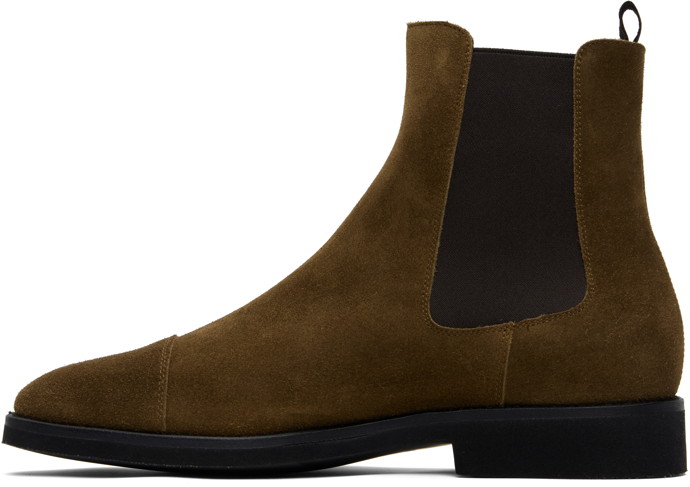 Tom Ford Suede Chelsea Boots In Brown