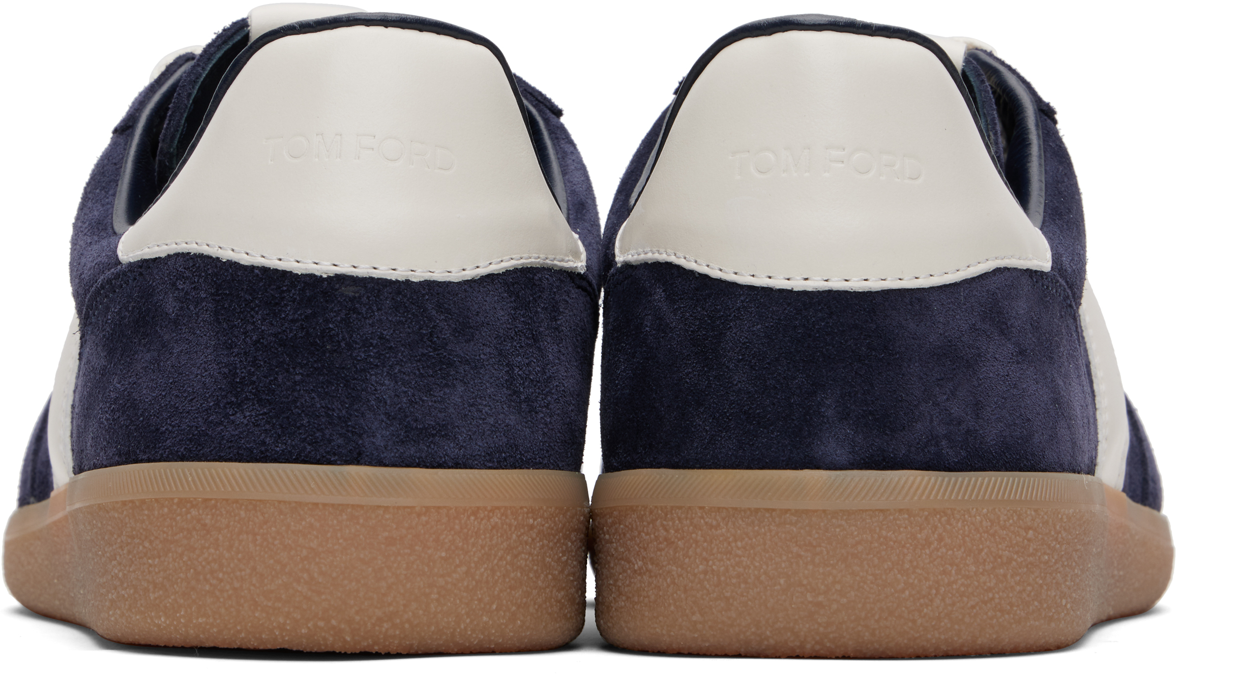 Tom Ford Low Top Sneakers With Contrast Heel Tab