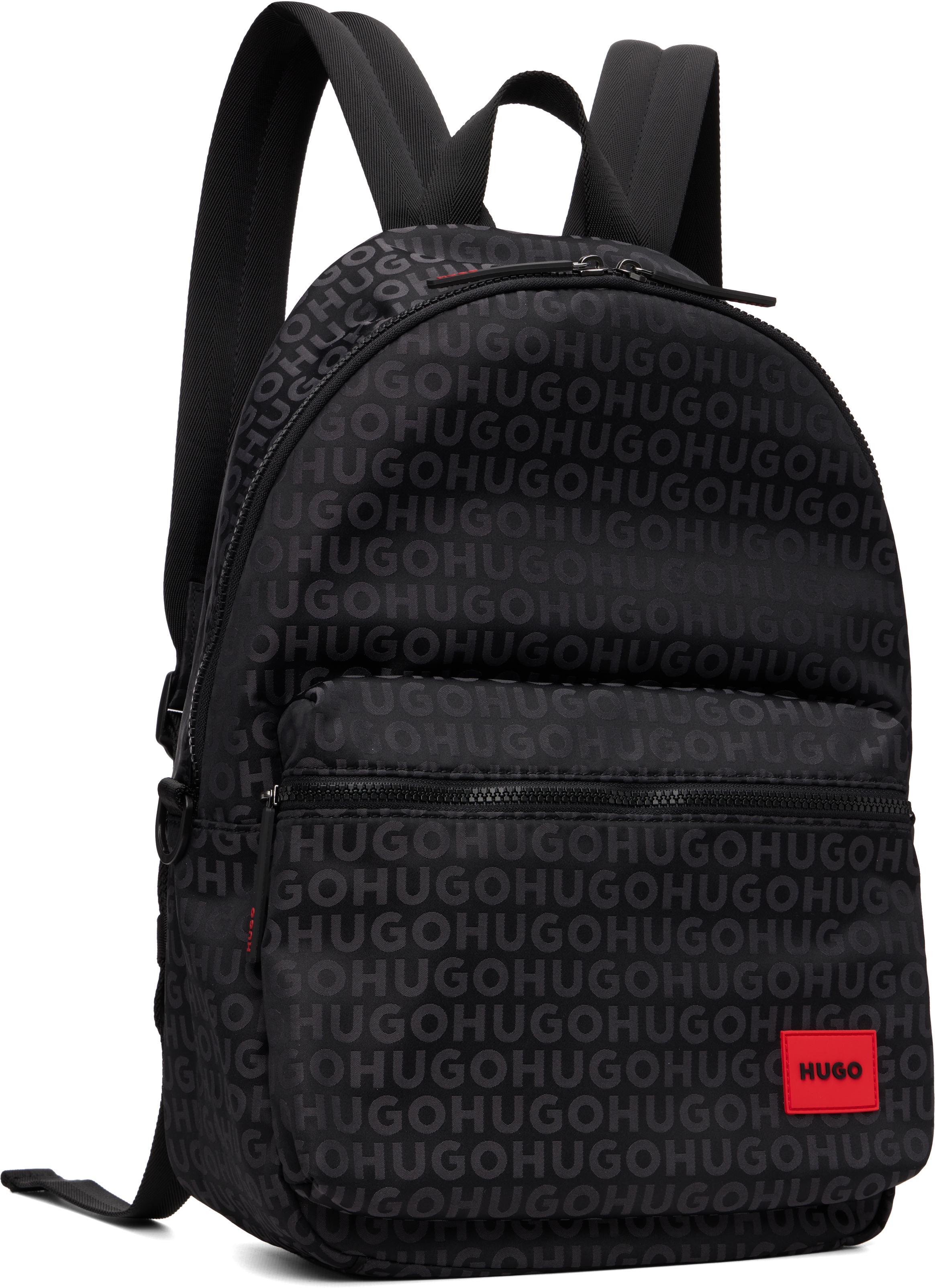 Hugo Boss Black Logo Patch Backpack