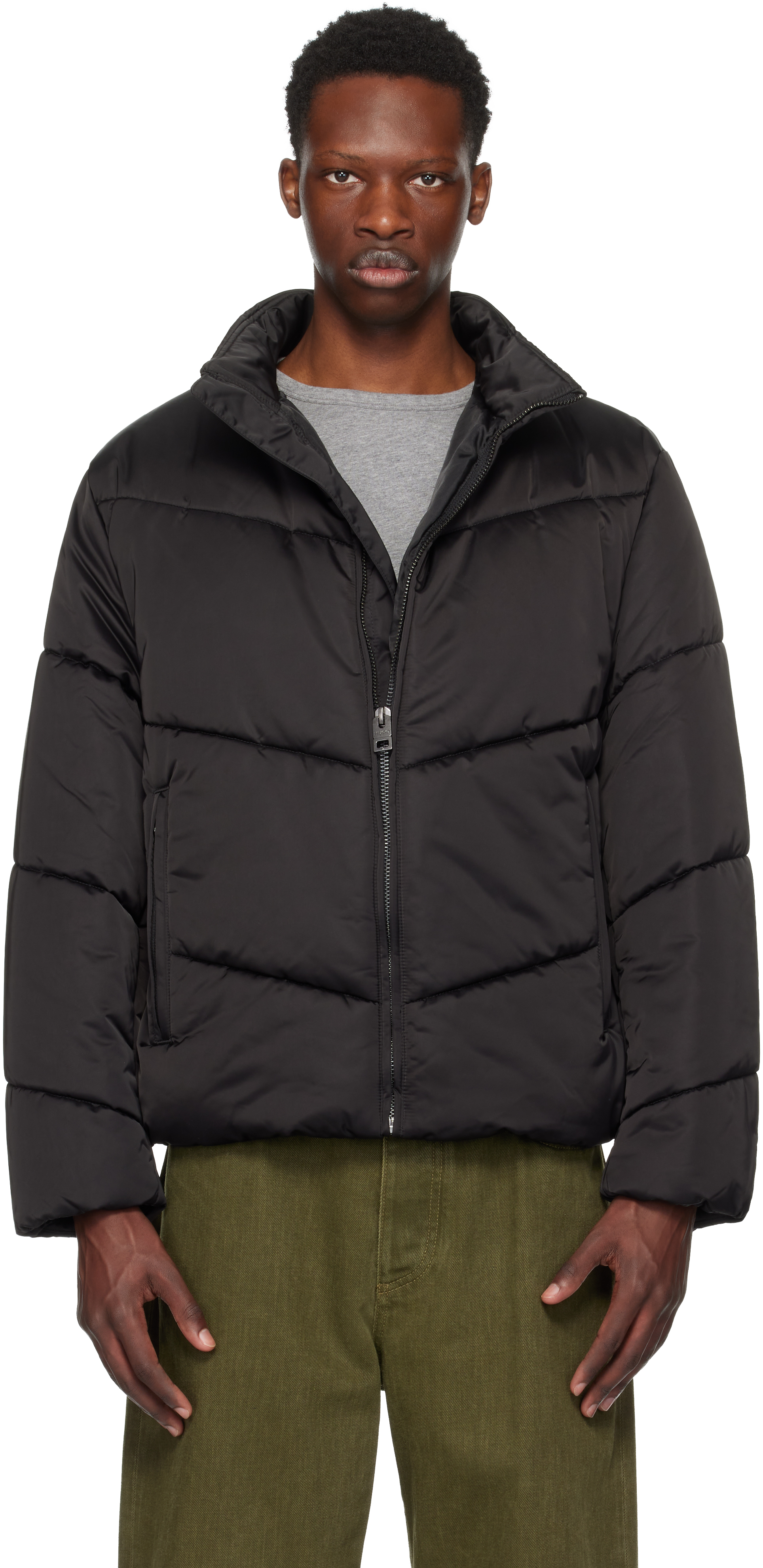 Hugo Boss Black Water-repellent Puffer Jacket