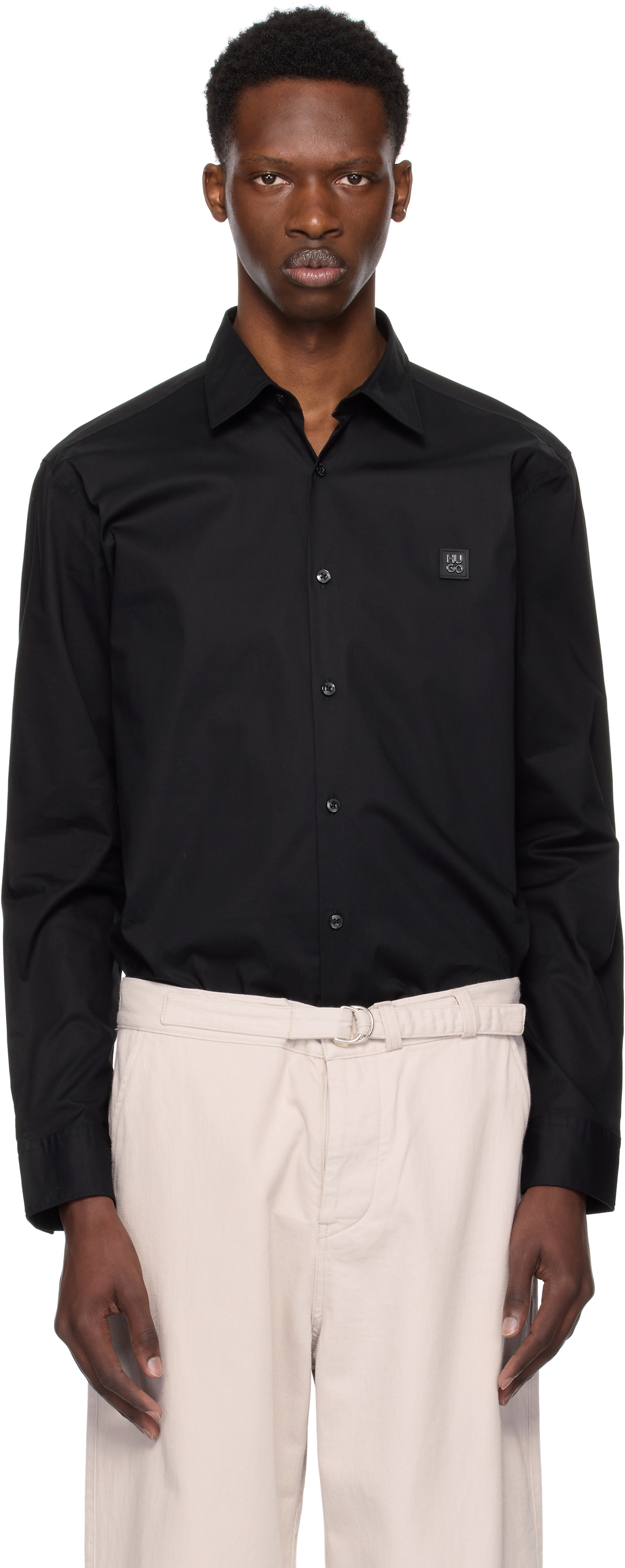 Off-White Slim-Fit Stacked Logo Shirt