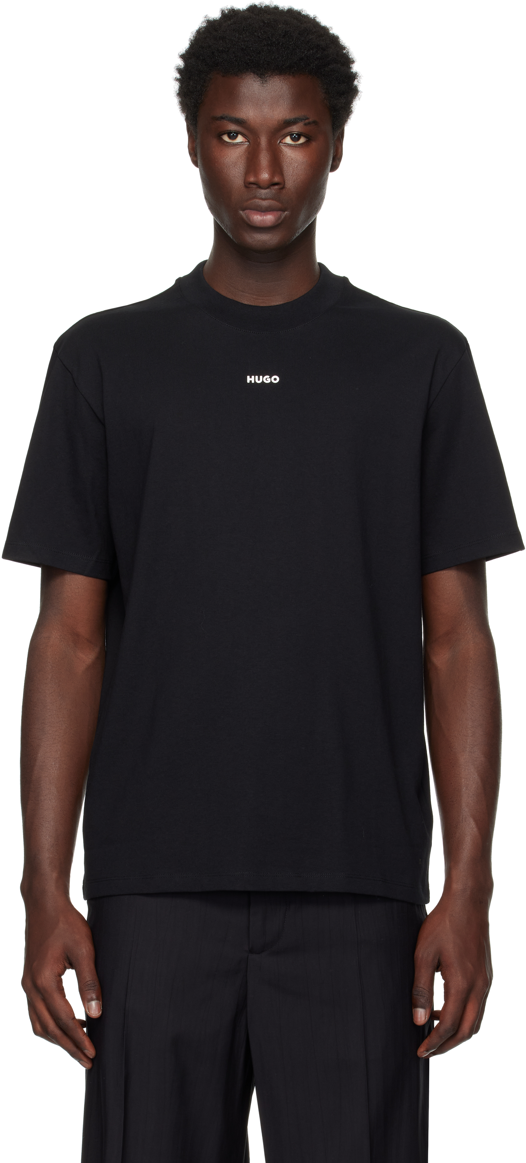 Black Relaxed-Fit T-shirt