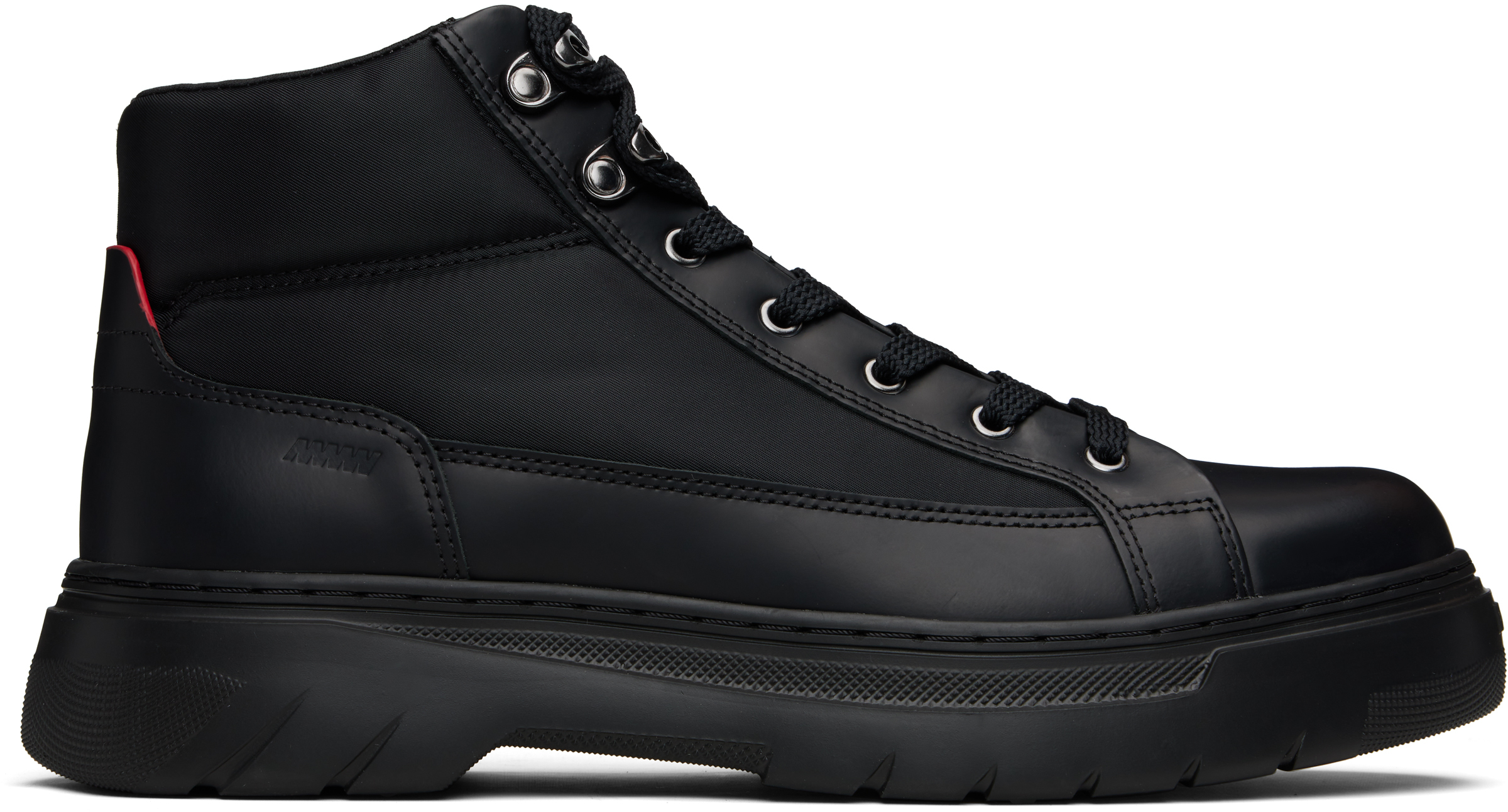 Hugo Boss Black Lace-up Boots