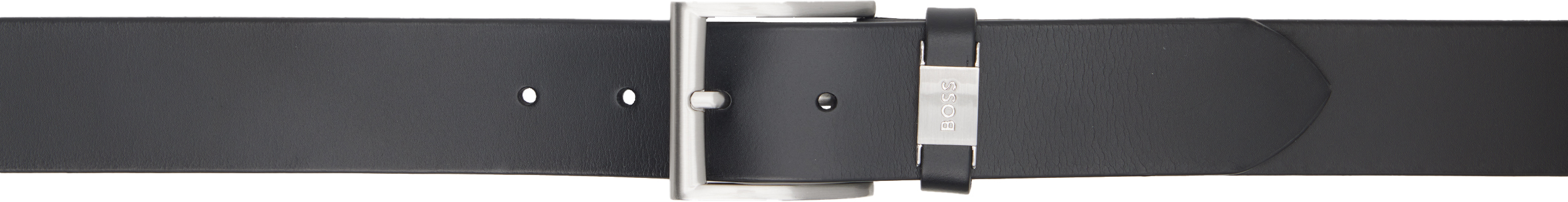 Black Logo Hardware Belt