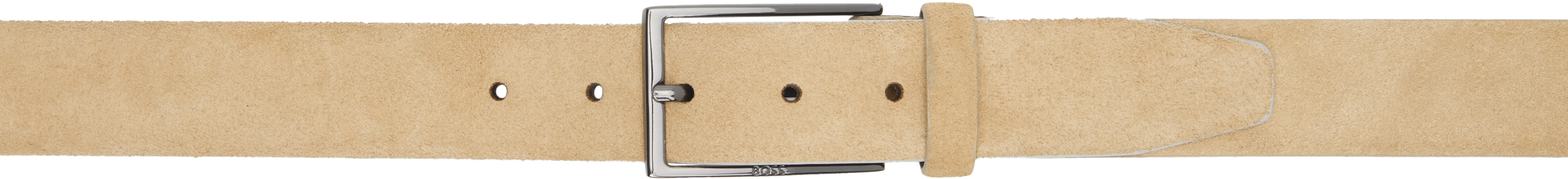 Hugo Boss Beige Pin-buckle Belt