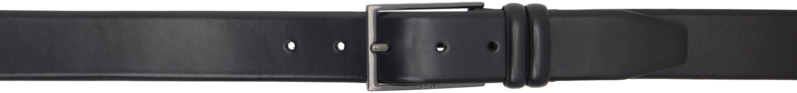 Black Pin-Buckle Belt