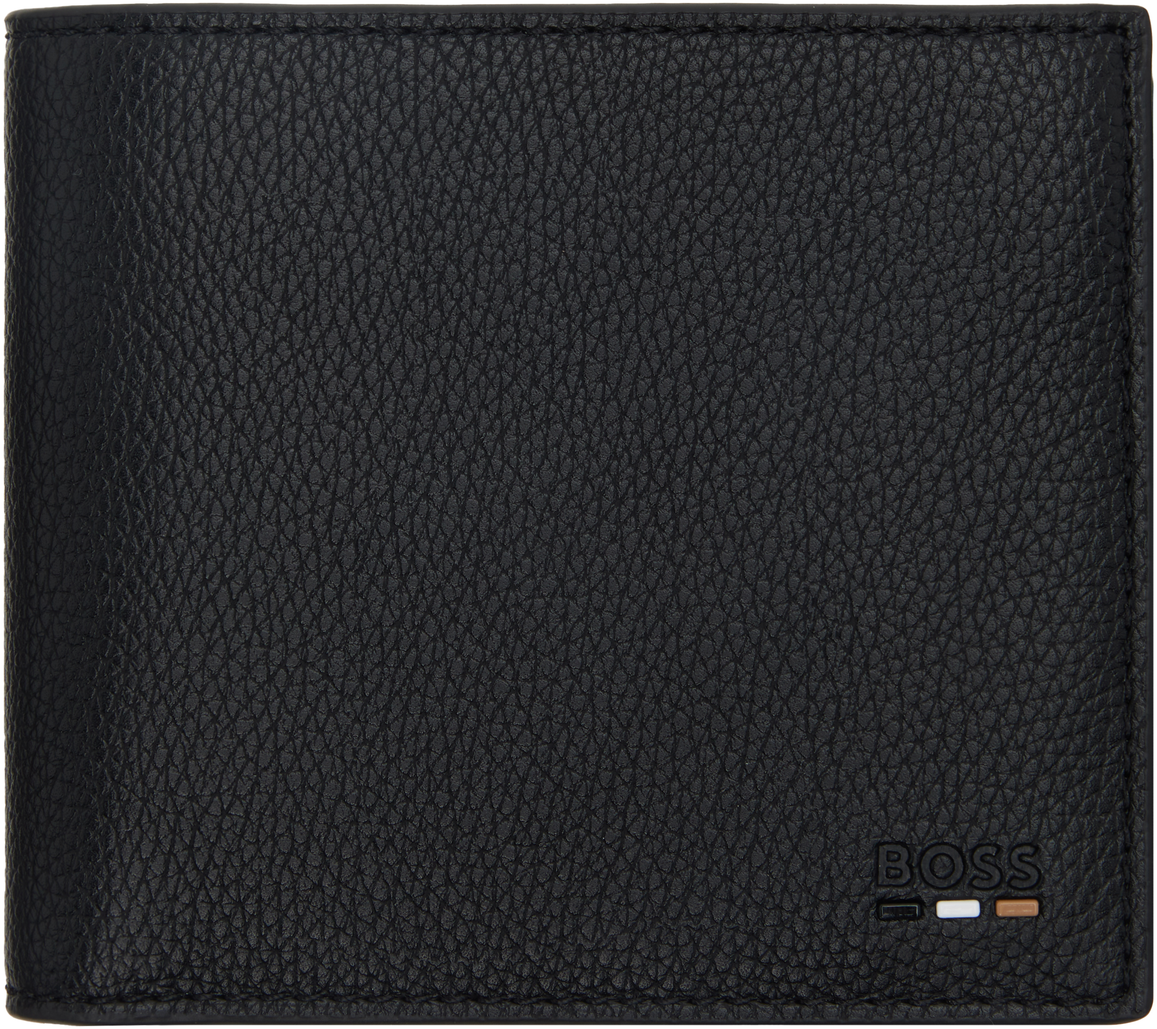 Hugo Boss Black Grained Faux-leather Wallet