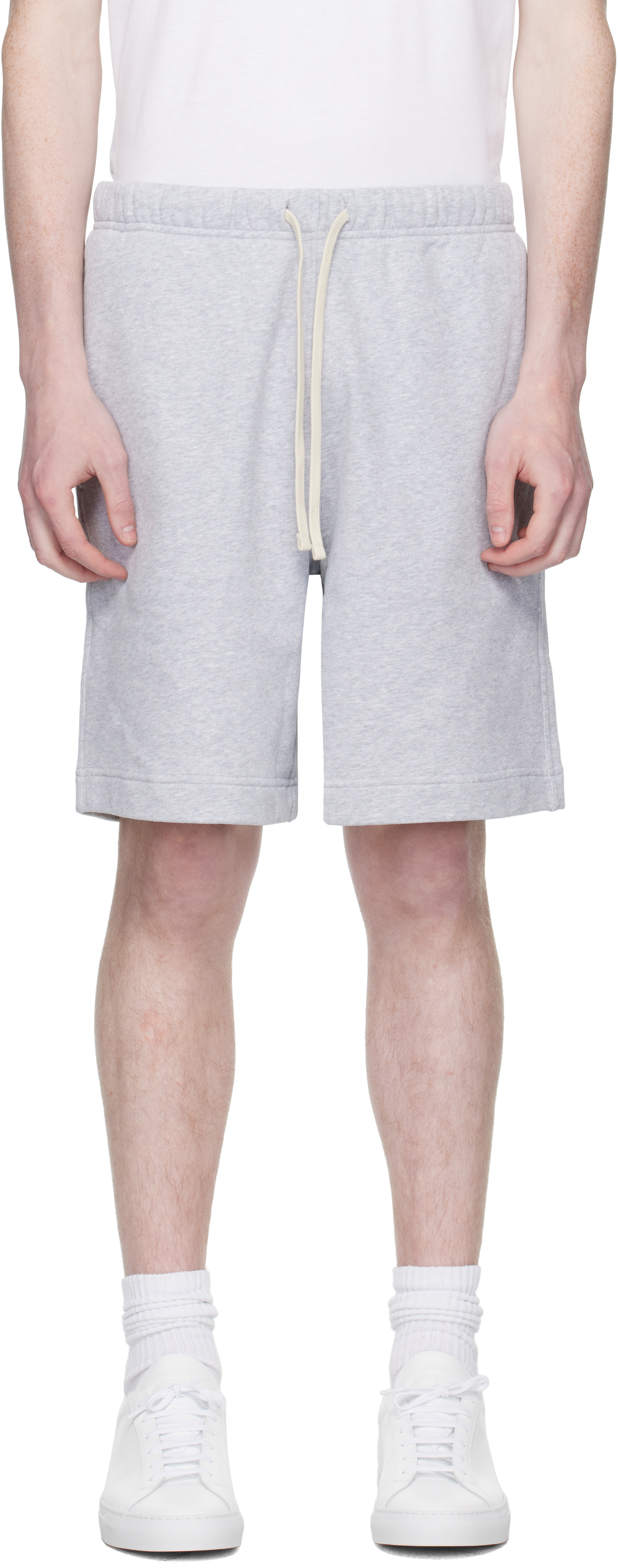 Gray BECKHAM Edition Cotton Terry Shorts