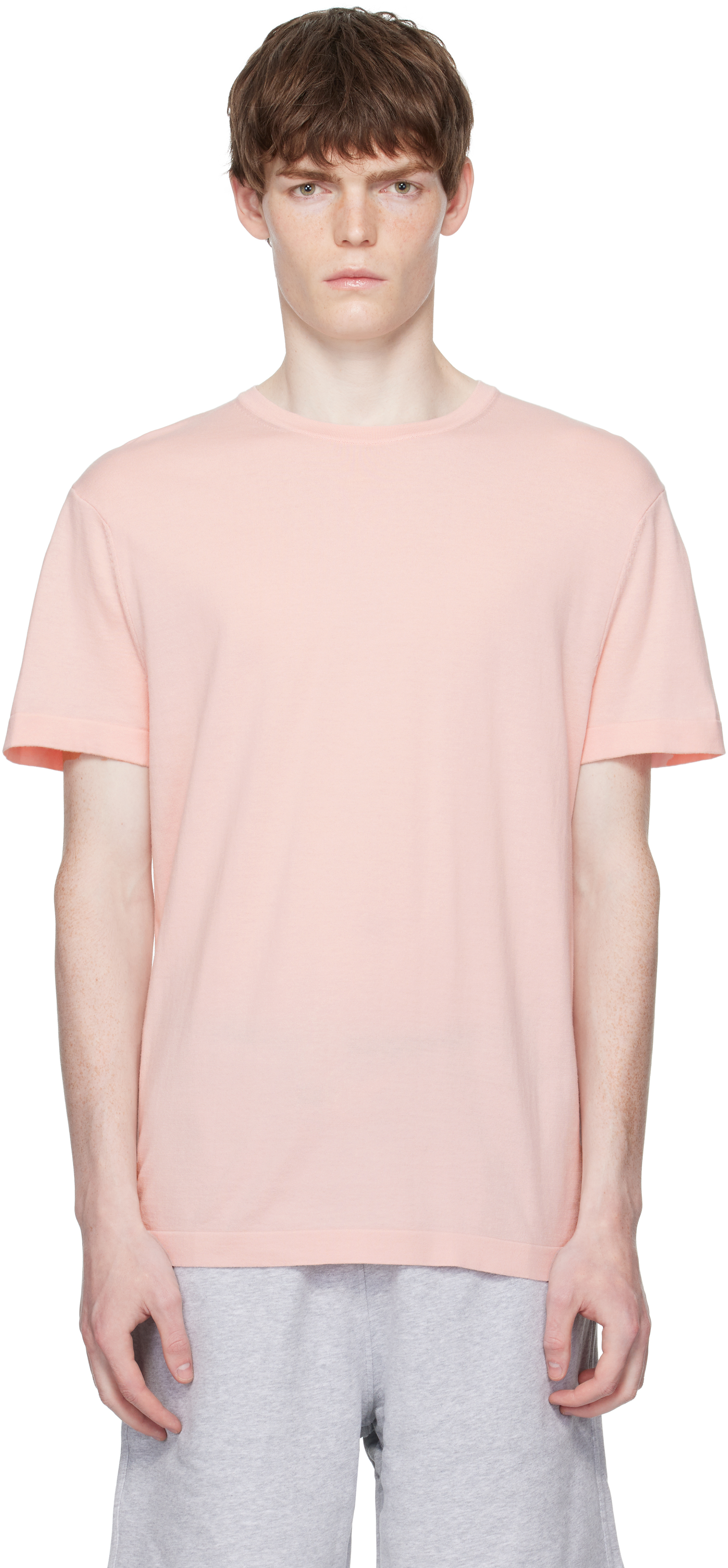 Pink BECKHAM Edition Knit Cotton Sweater