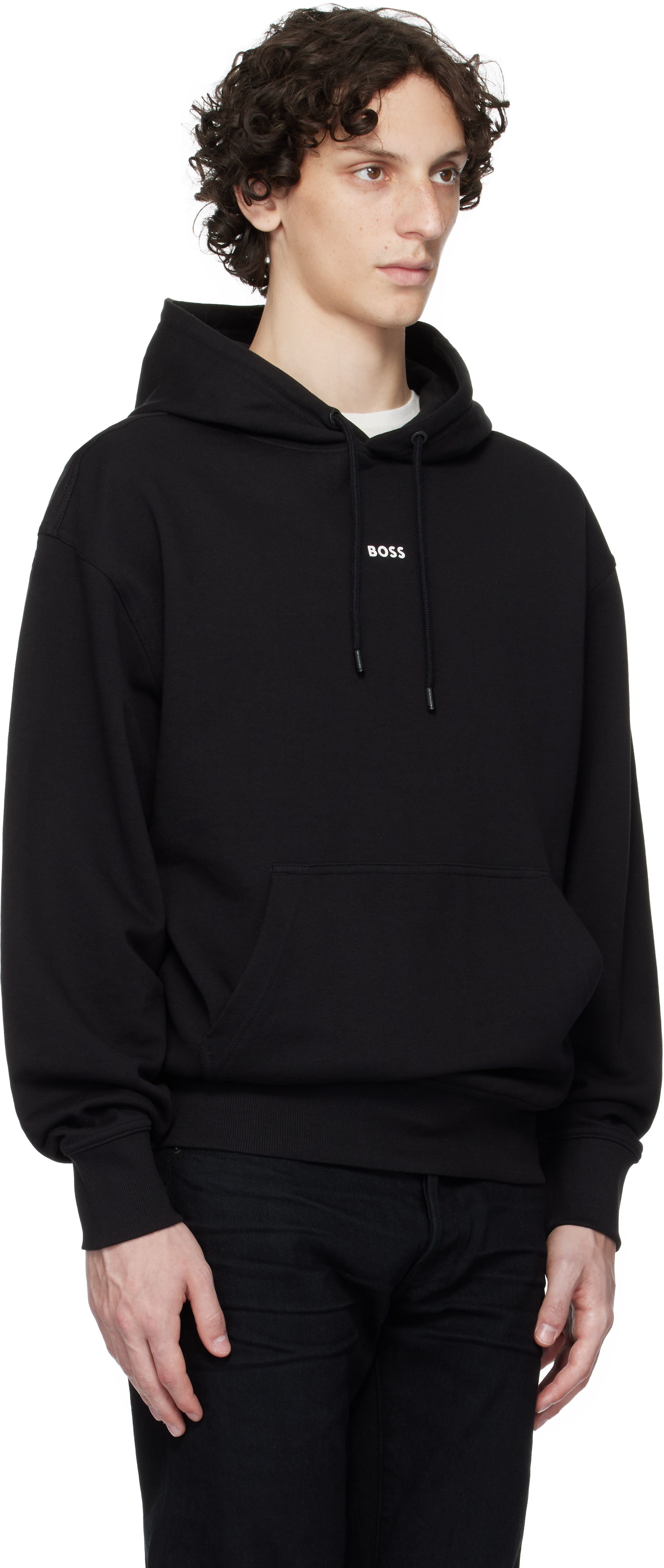 Hugo Boss Dapo Logo-print Drawstring Hoodie