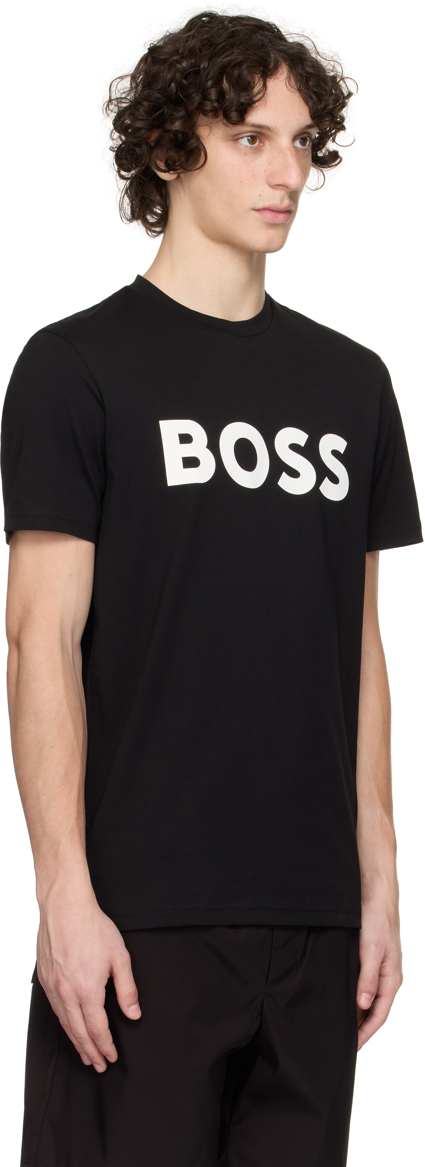 Hugo Boss Boss Tshirt Tiburt In Black