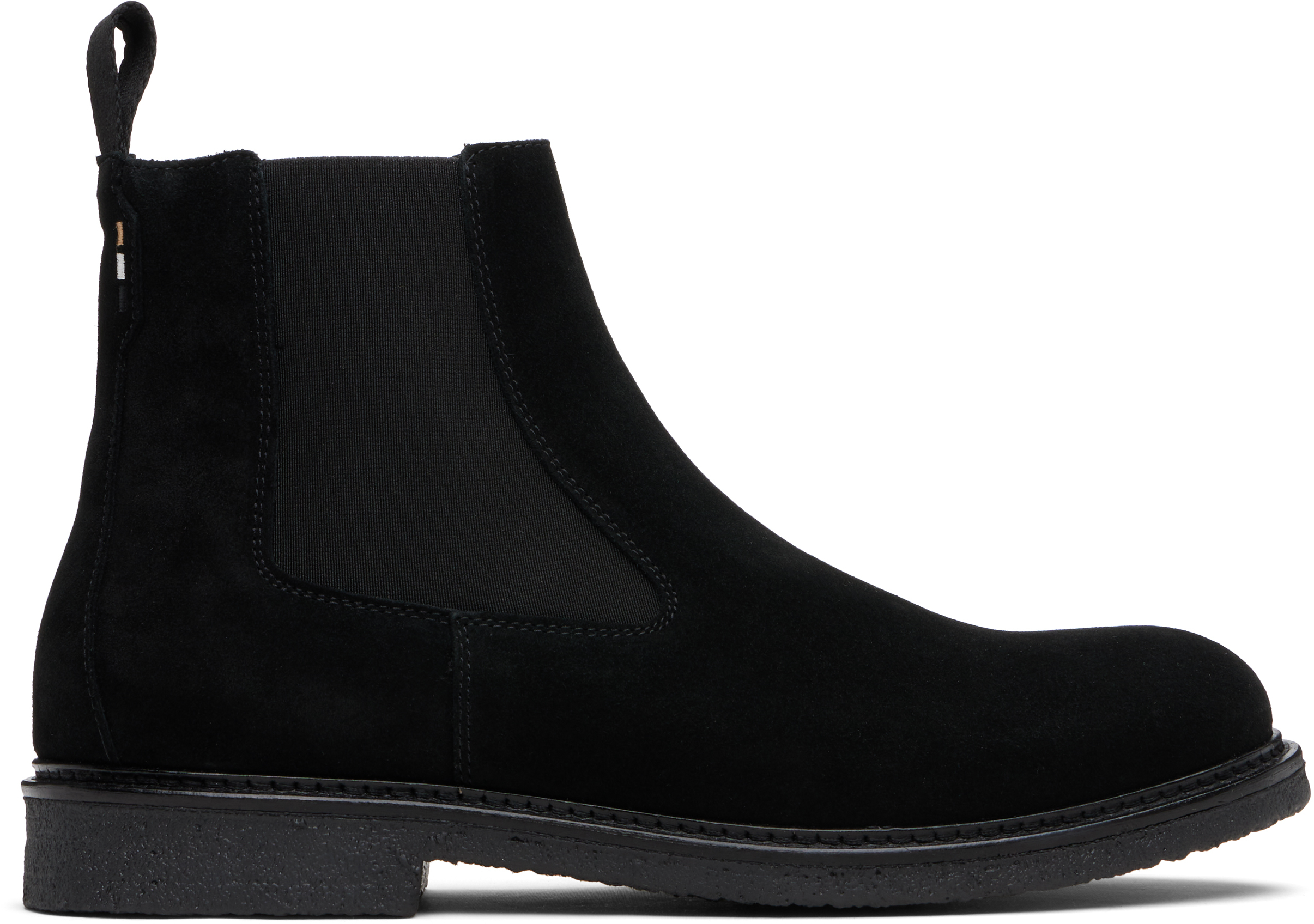 Brown Elasticated Panels Chelsea Boots