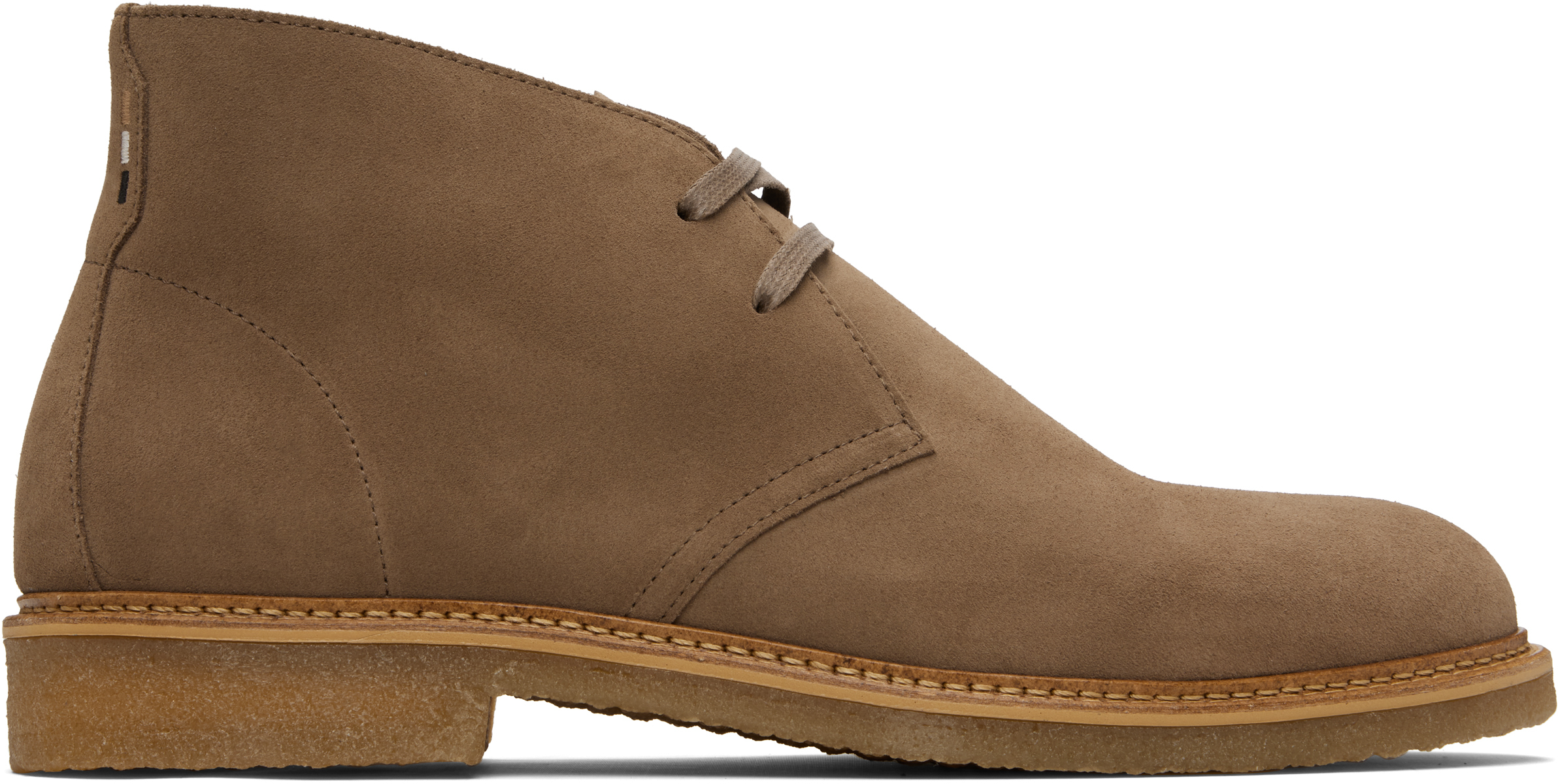 Taupe Suede Desert Boots