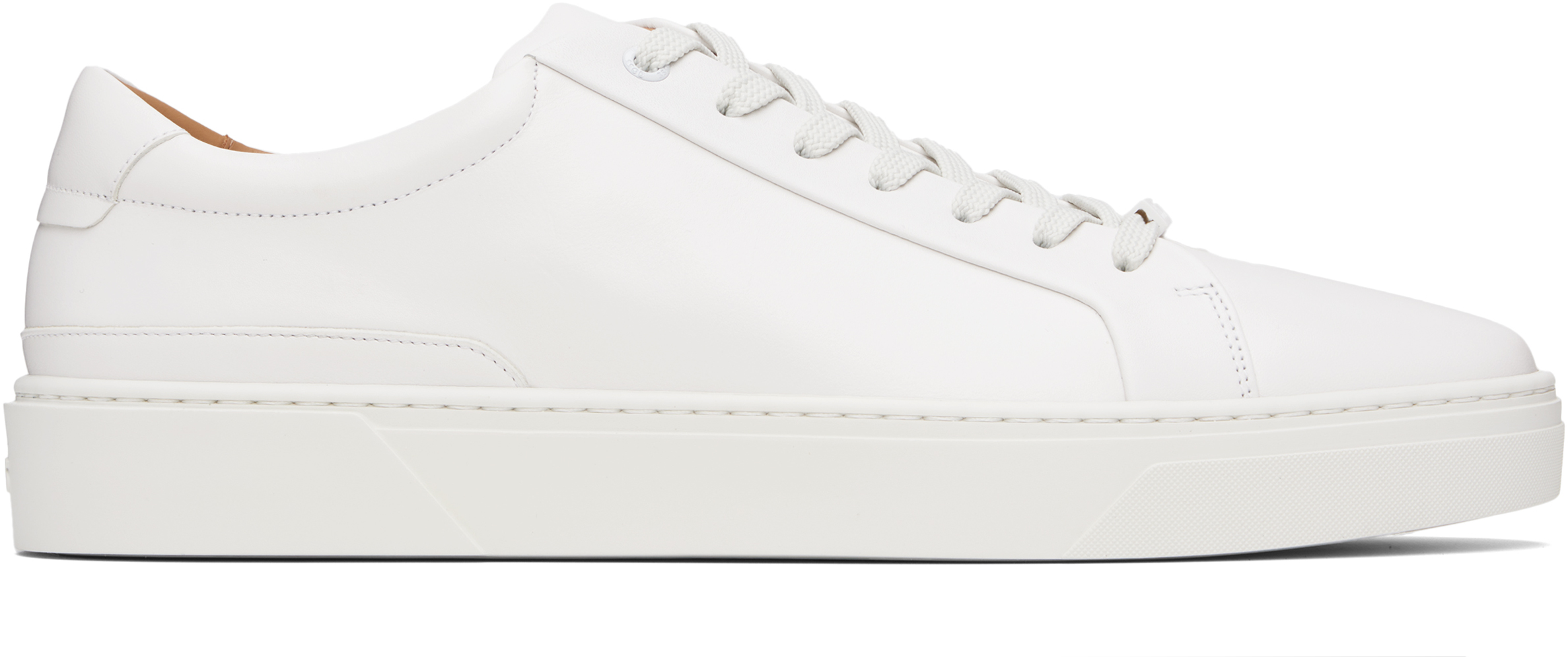 Hugo Boss White Gary Leather Low-top Sneakers