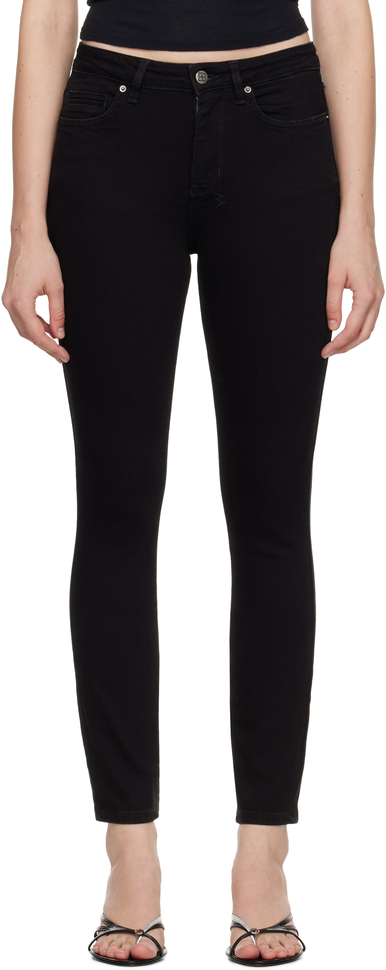 Ksubi Black Spray On Jeans In Black