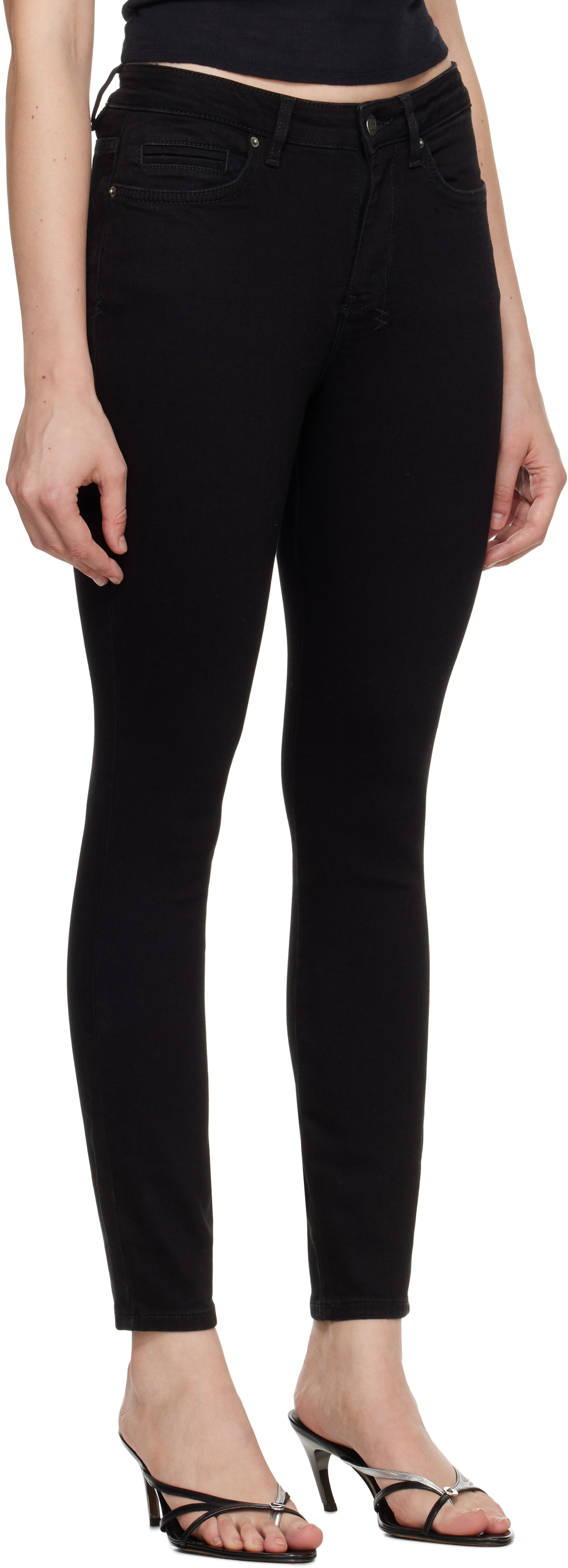 Ksubi Black Spray On Jeans In Black