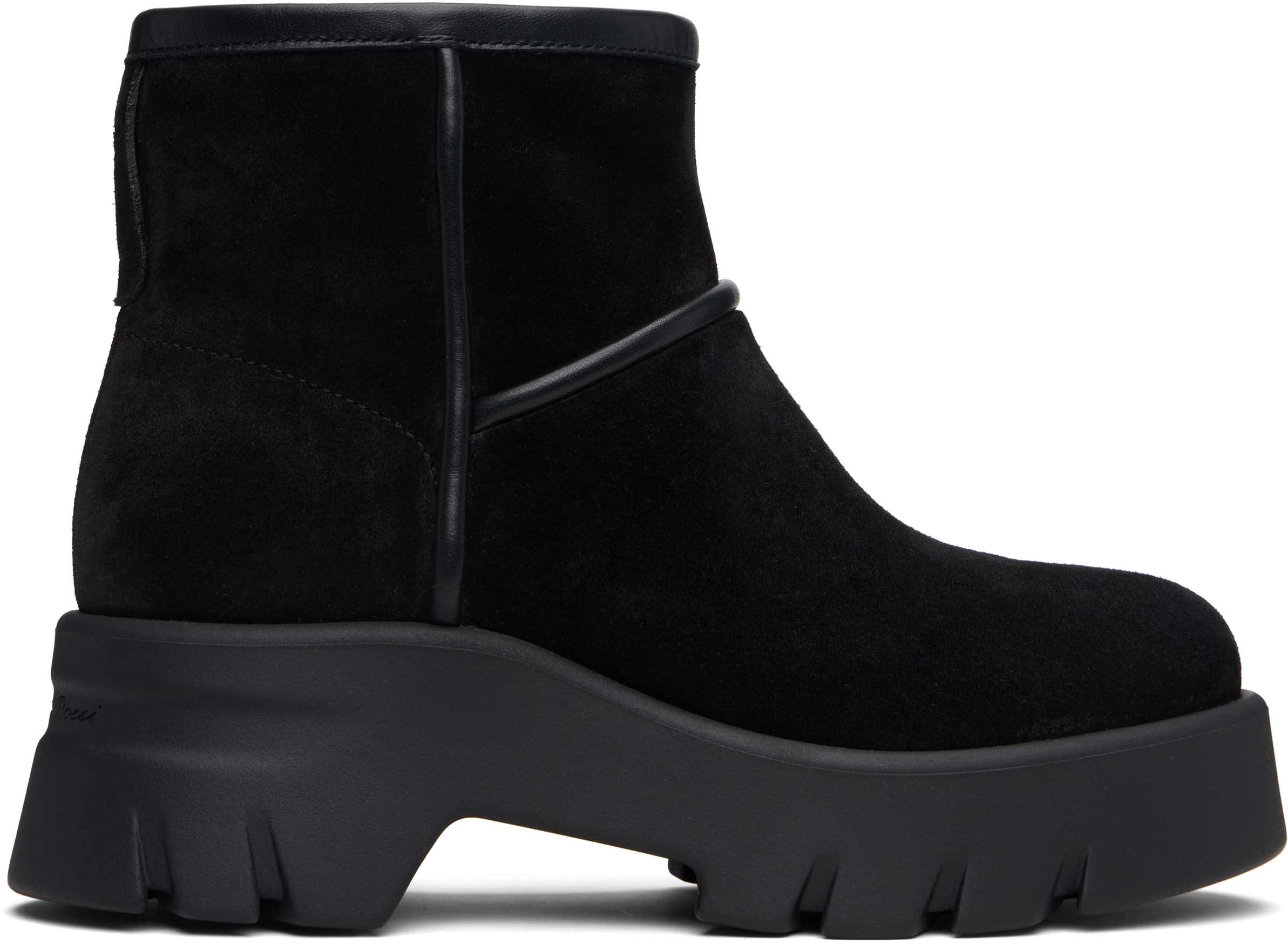 Gianvito Rossi Black Stormy Boots In Black