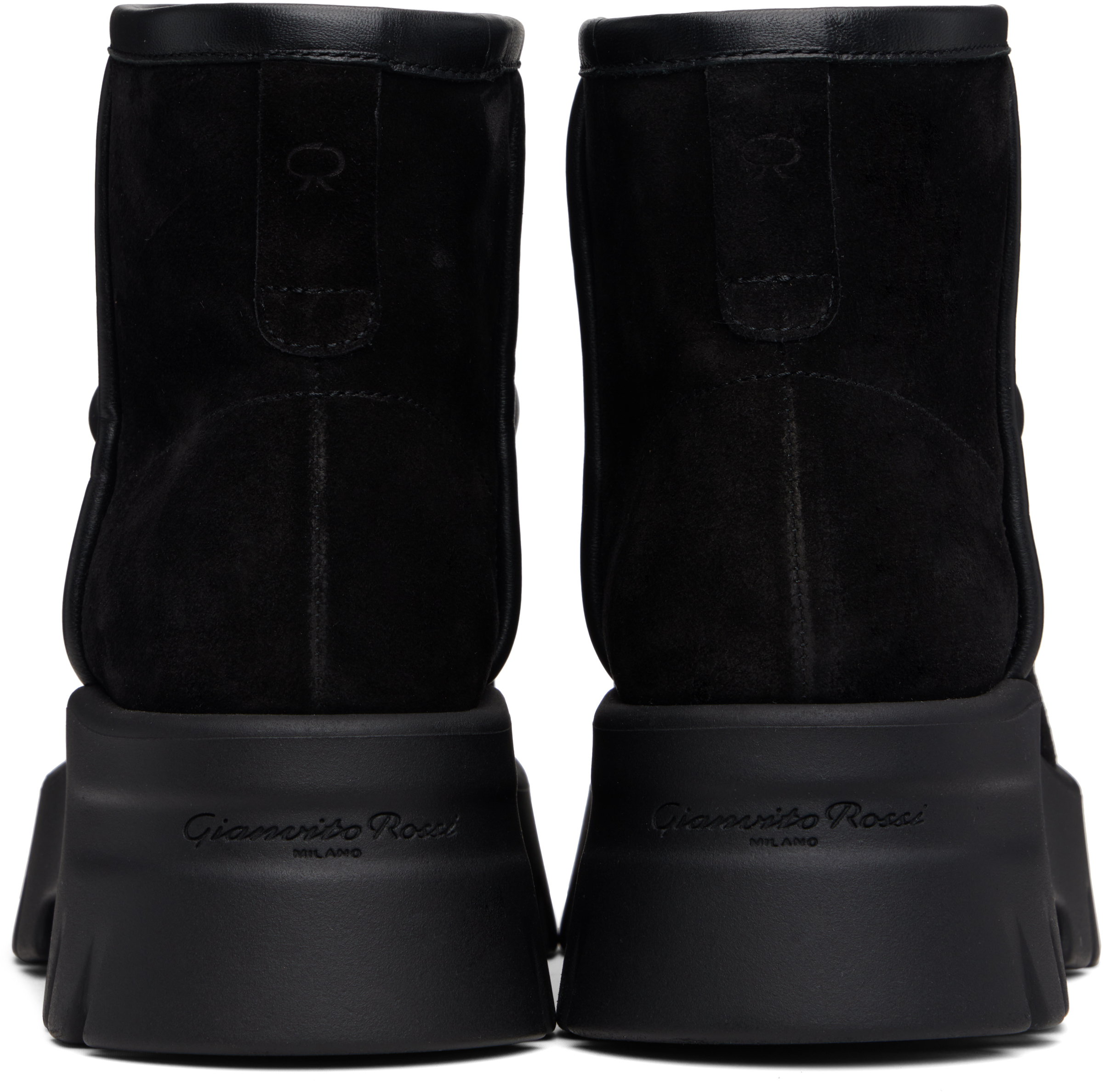 Gianvito Rossi Black Stormy Boots In Black